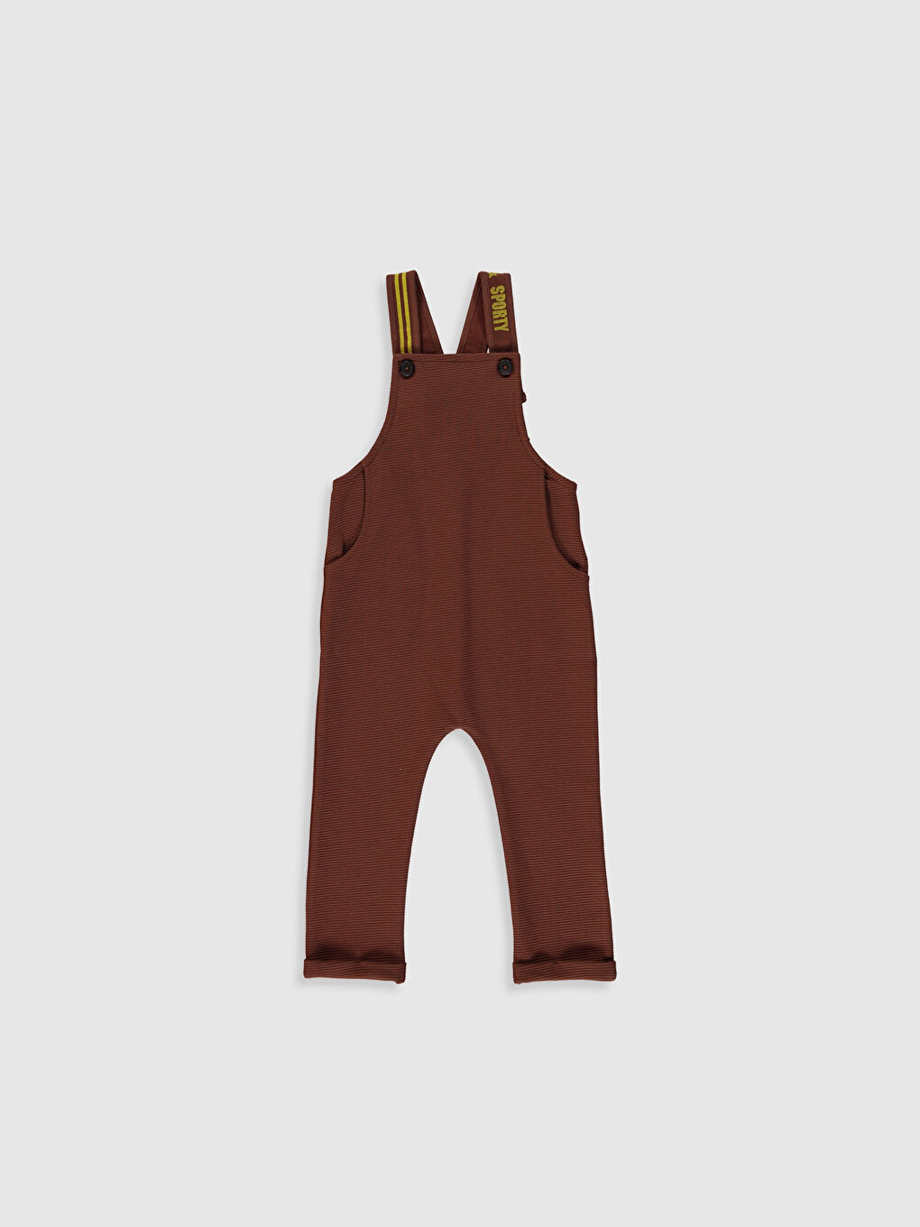 Kahverengi Kısa Kollu Erkek Bebek Takım-2