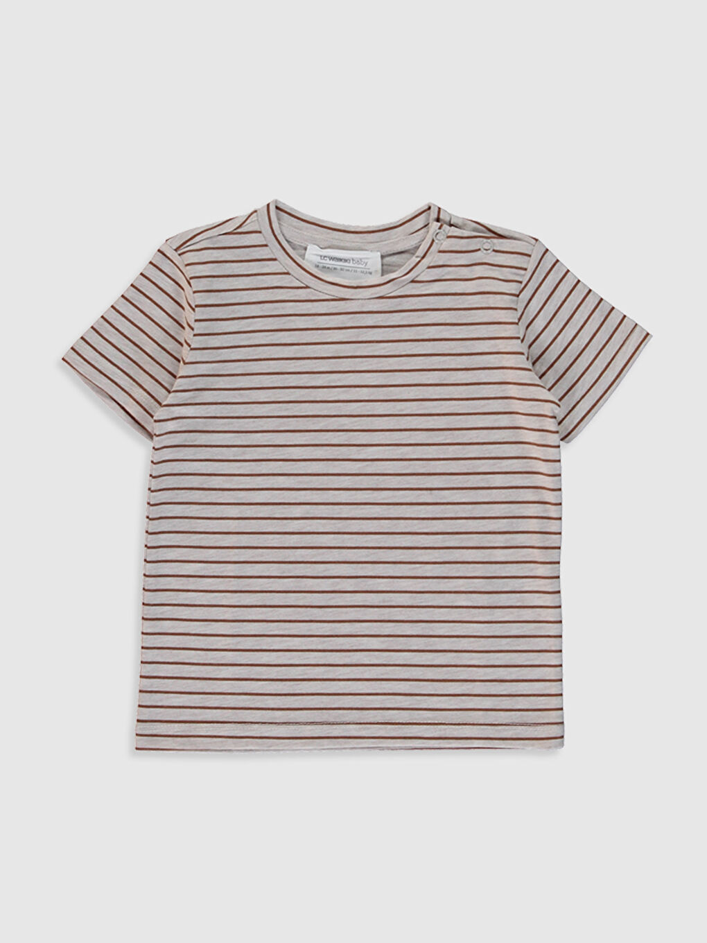 Kahverengi Kısa Kollu Erkek Bebek Takım-3