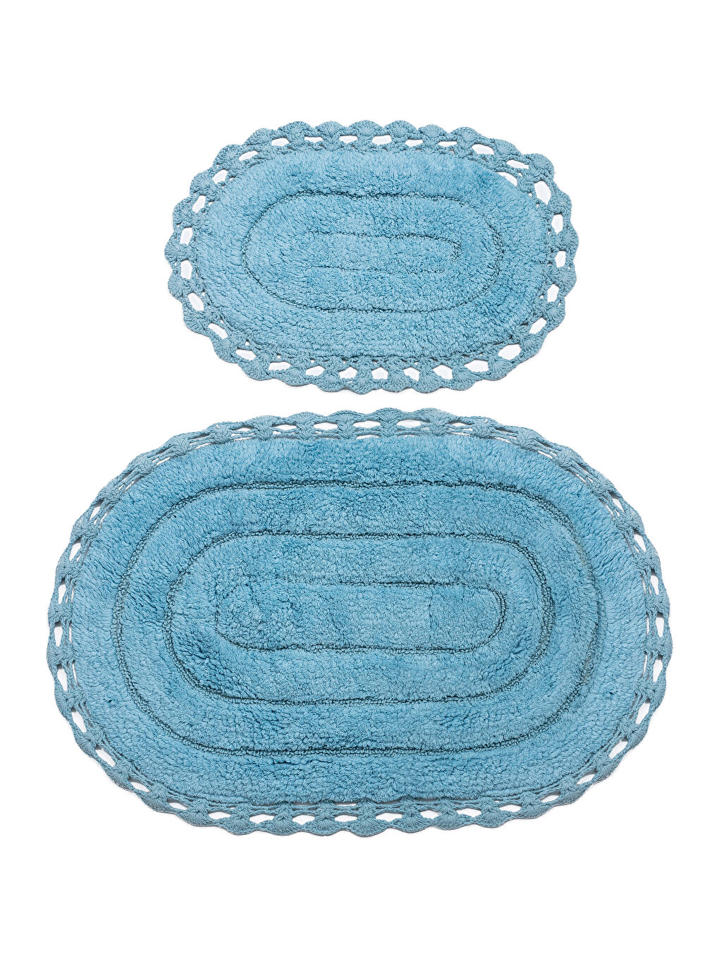 2-pack Lacy Bath Mat-1