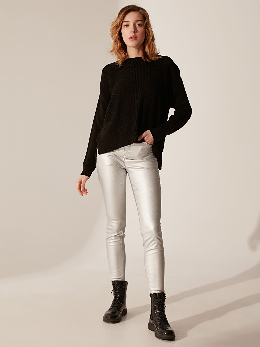 Žena CRNA Džemper -2