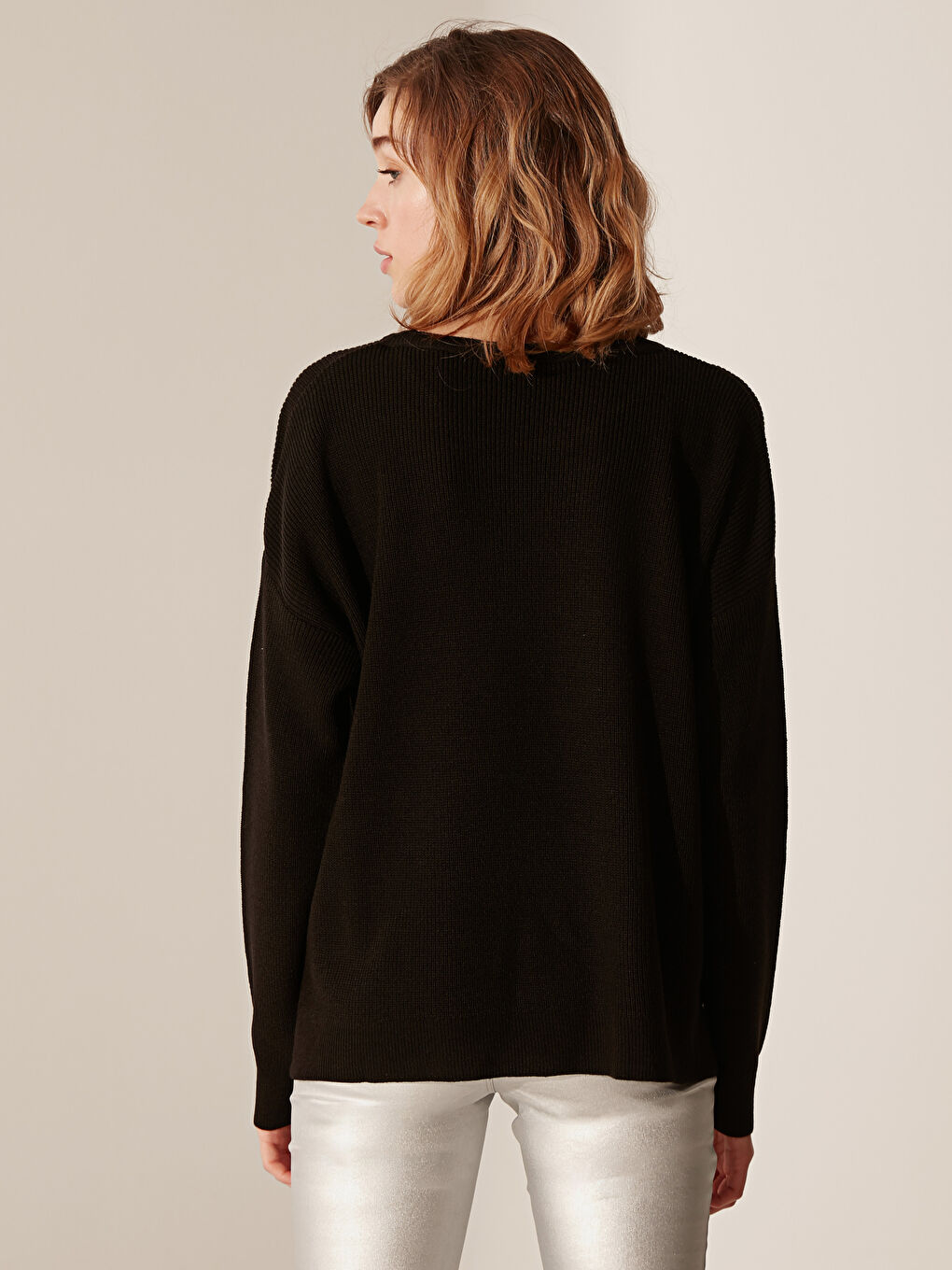 Žena CRNA Džemper -3