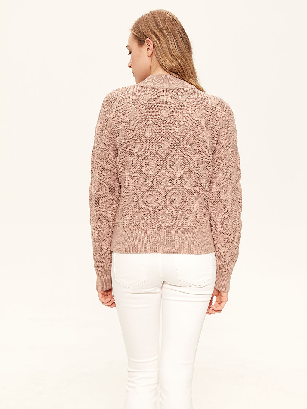 Self-Patterned Tricot Jumper-3