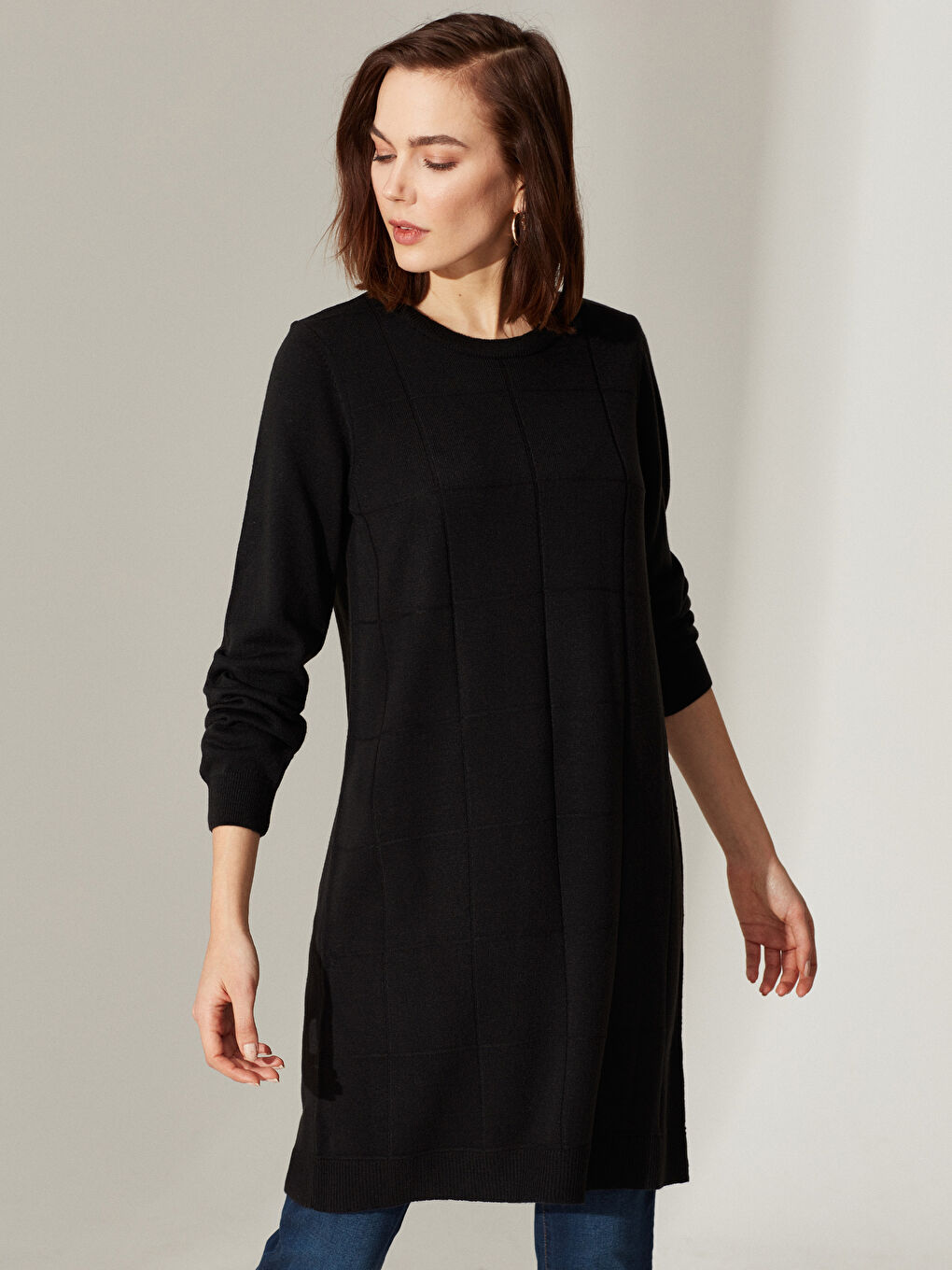 تونيك تريكو بكول مدور-2