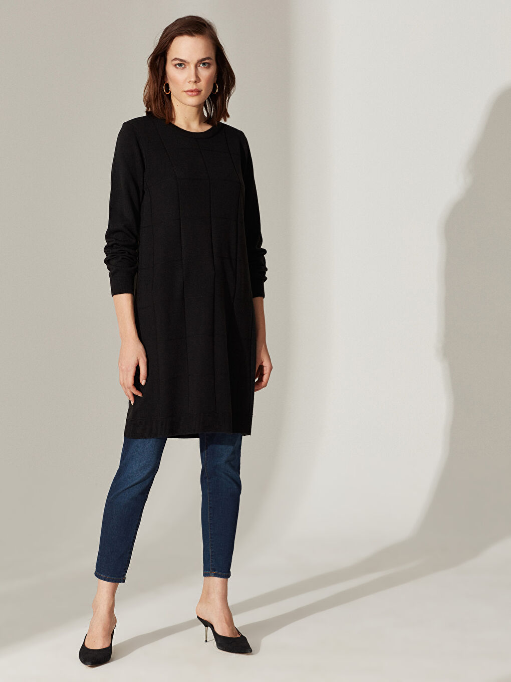 تونيك تريكو بكول مدور-3