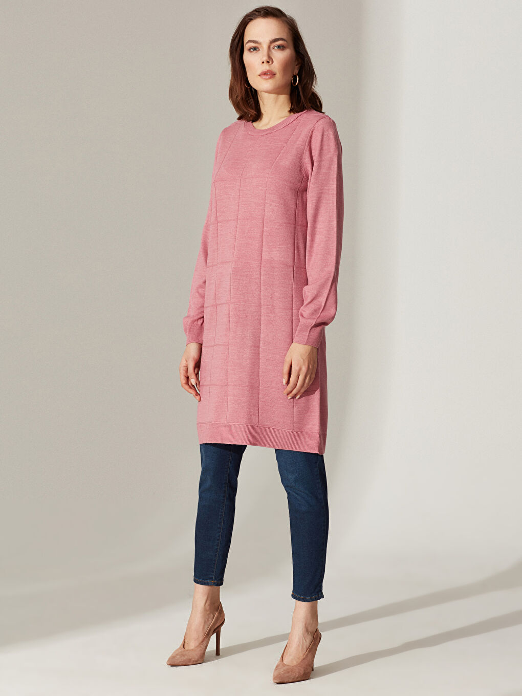 Crew Neck Tricot Tunic-3