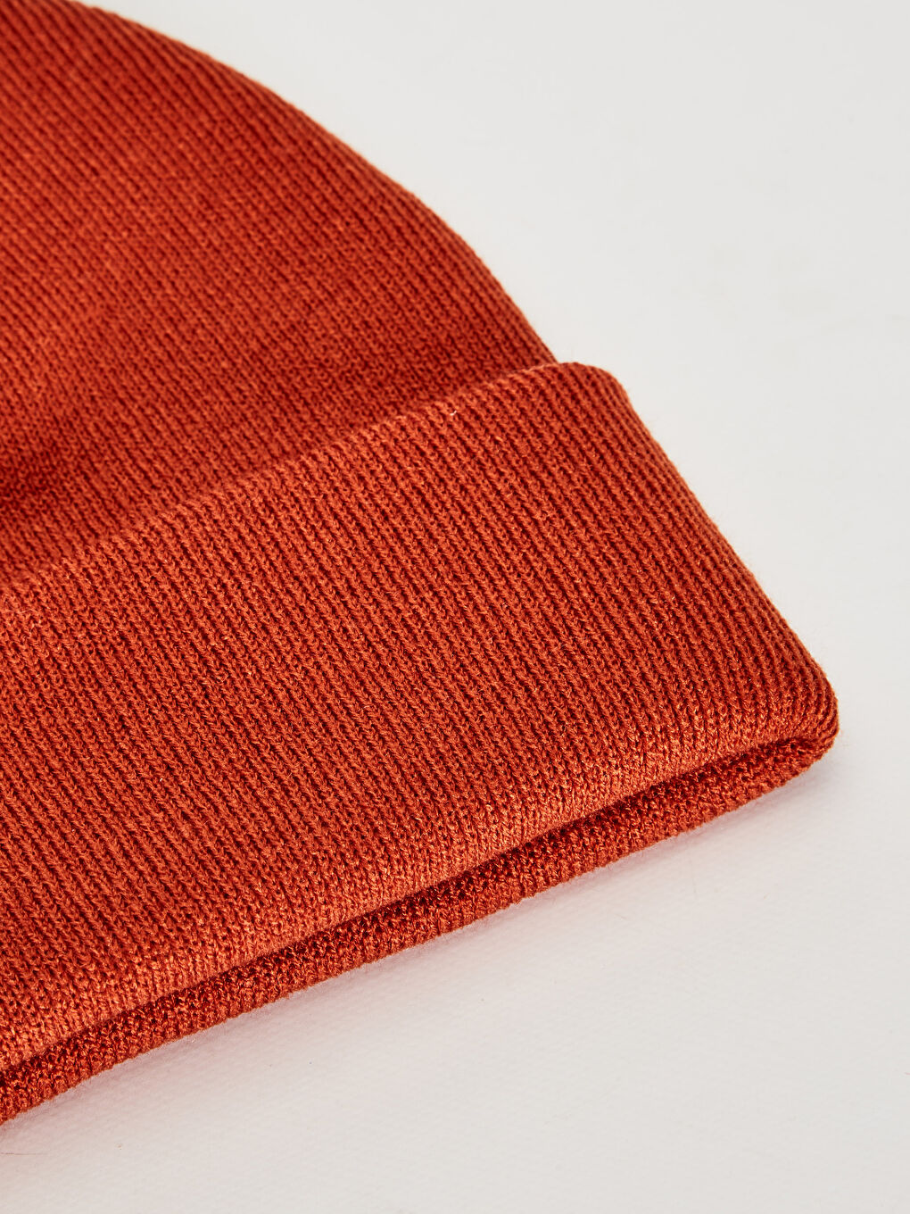 Kahverengi Kadın Etiket Baskılı Triko Bere-2