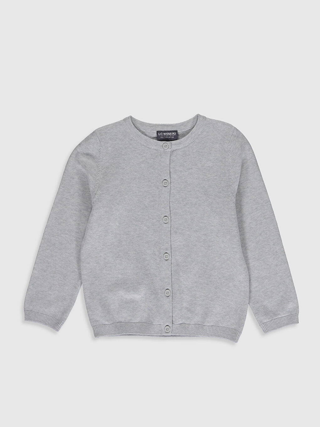 Легкий трикотажный кардиган для девочек-1