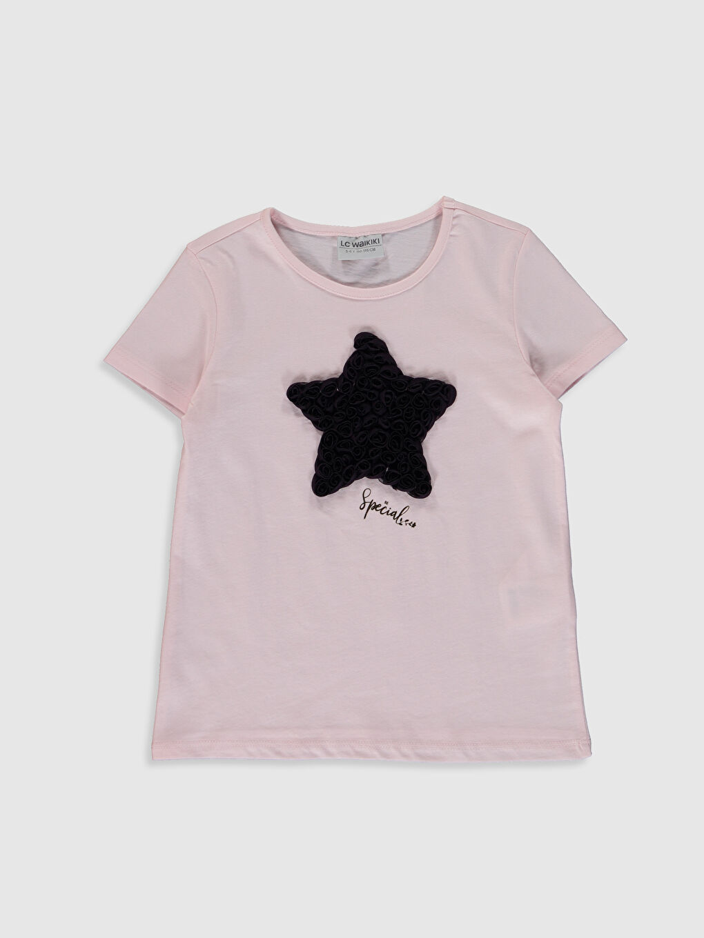 Crew Neck Short Sleeve Girls' T-Shirt