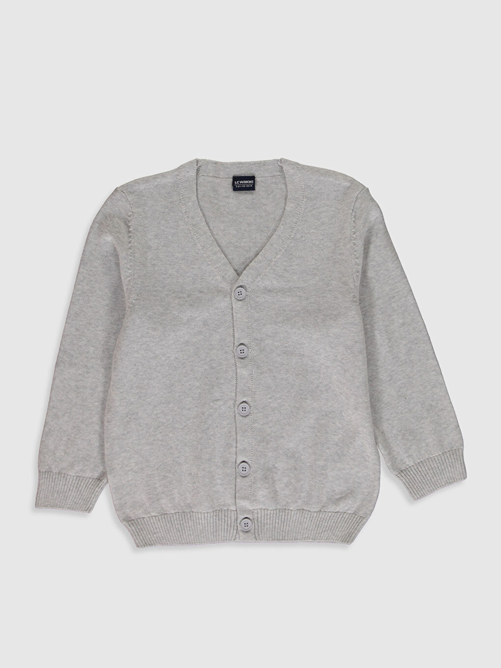V-Neck Long Sleeve Boy Cardigan