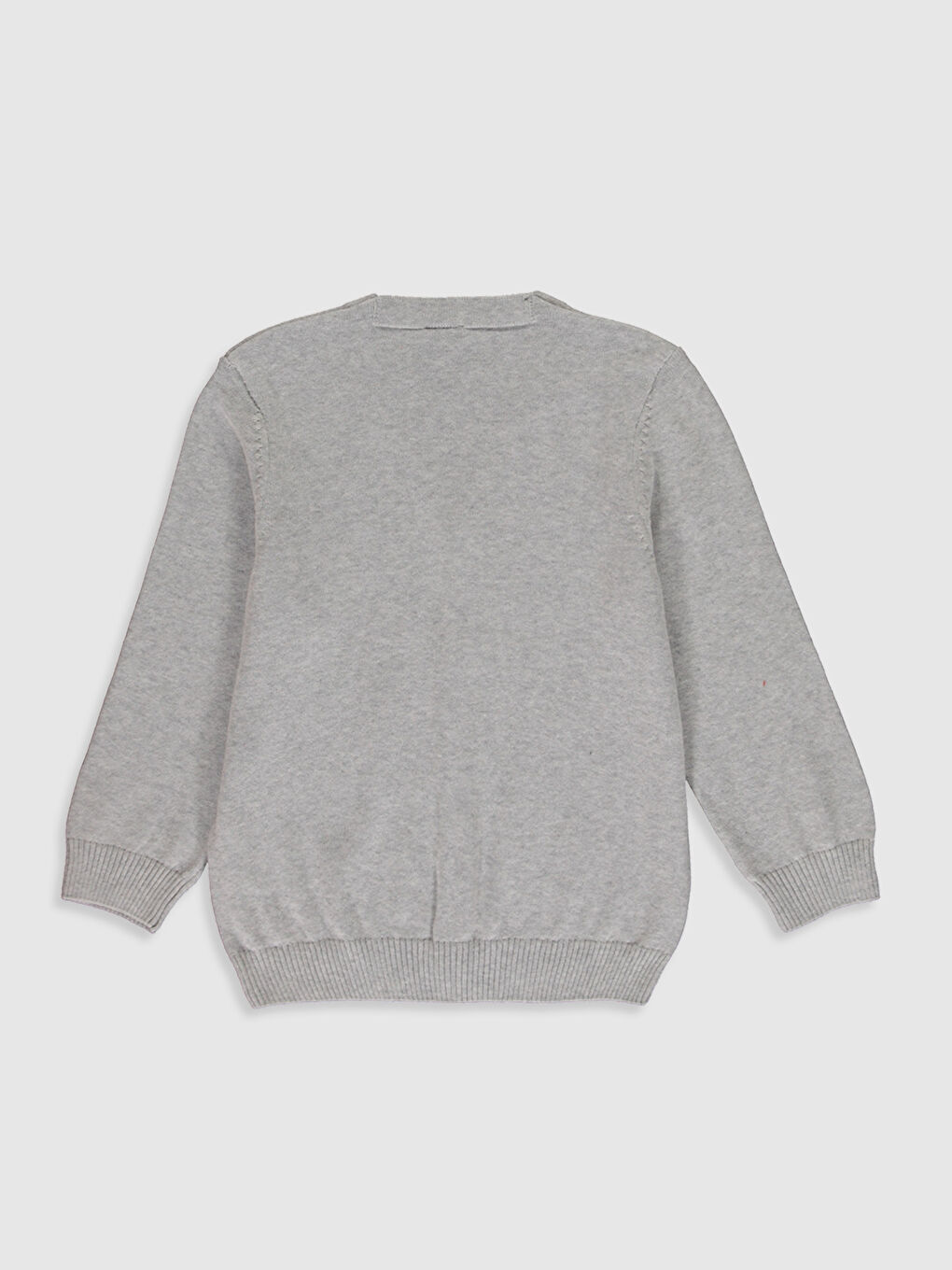 V-Neck Long Sleeve Boy Cardigan-1