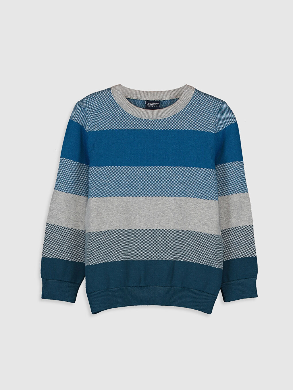 Boy's Striped Lightweight Tricot Jumper