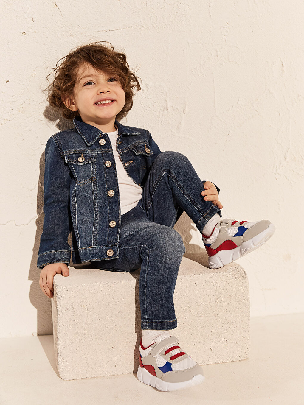 Beyaz Erkek Bebek Günlük Spor Ayakkabı