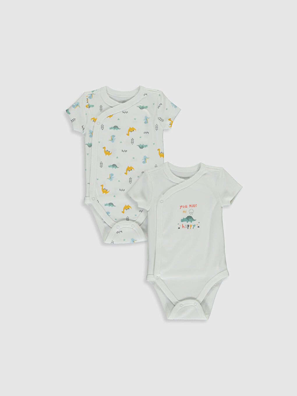 LCW baby Short Sleeved Baby Boy Press Stud Press Stud Body -0W2312Z1-FFB