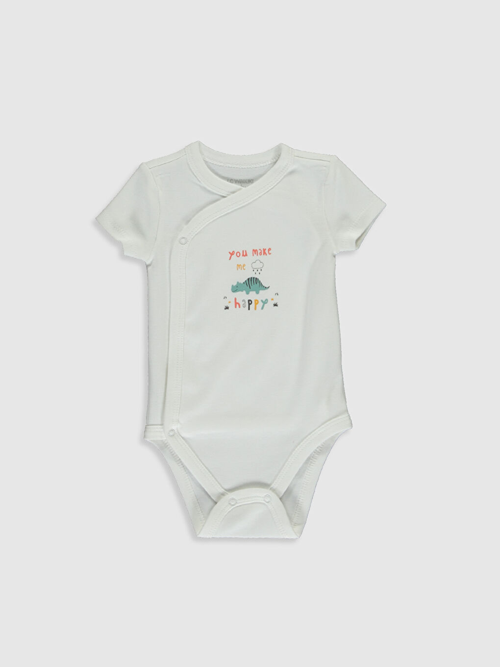 LCW baby Short Sleeved Baby Boy Press Stud Press Stud Body -0W2312Z1-FFB