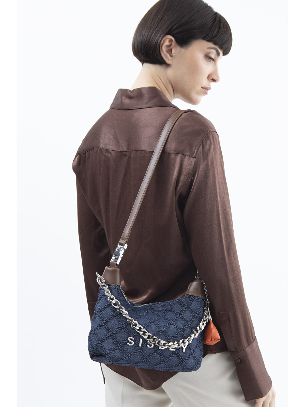 Sisley Lacivert Kadin Çapraz Çanta Laci̇ SLY081 - S000363050-21164