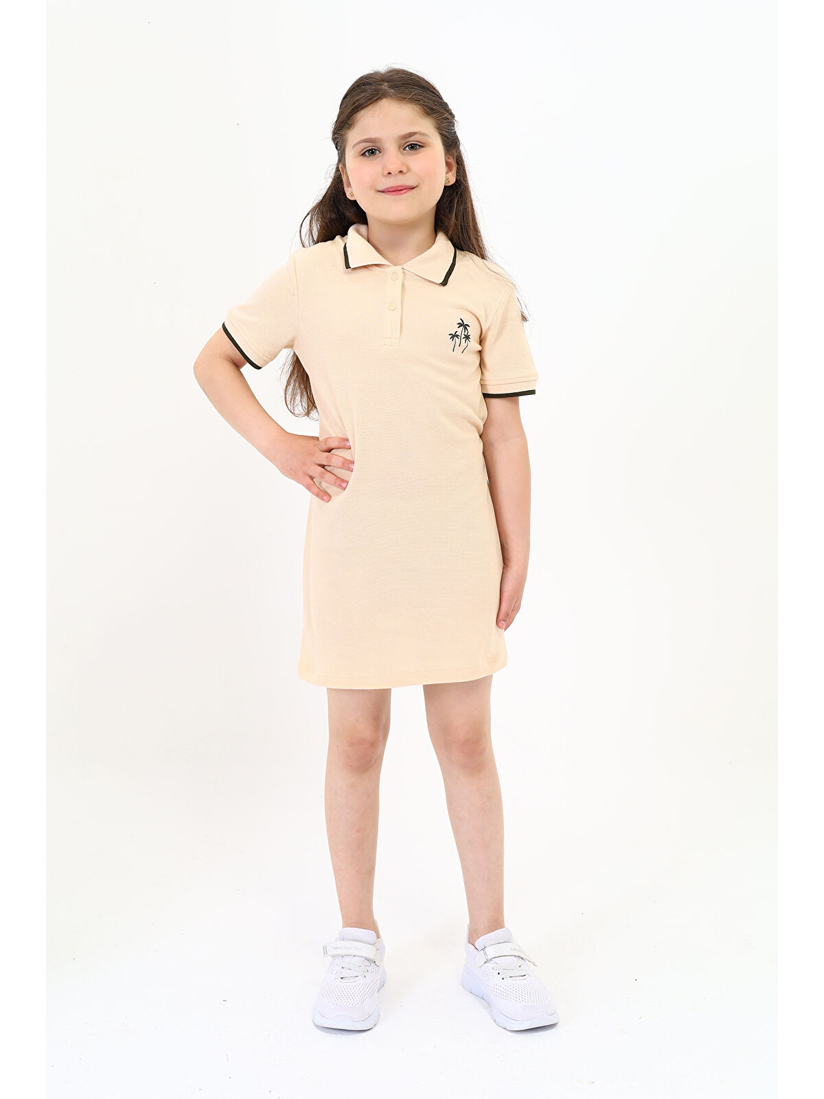 Toontoykids Kız Çocuk Baskılı Elbise