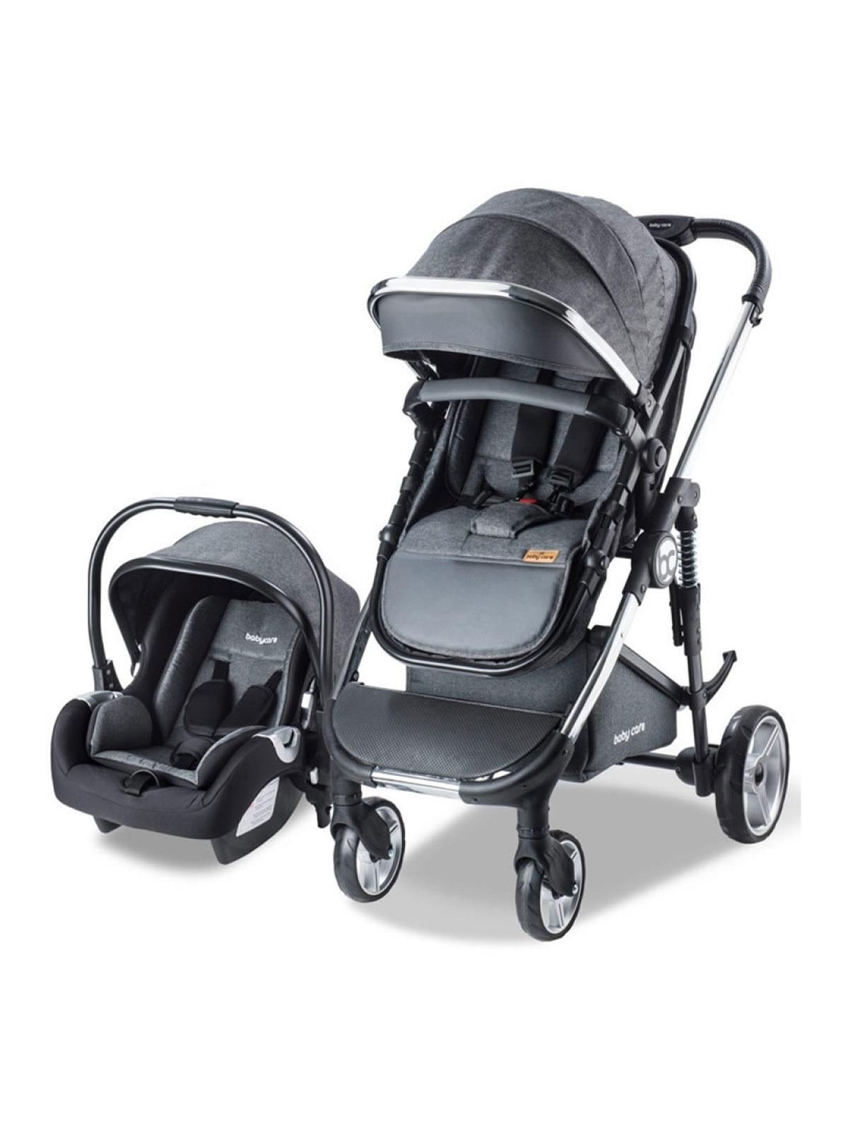 Babycare Colarado Chrome Travel Sistem Bebek Arabası Gri