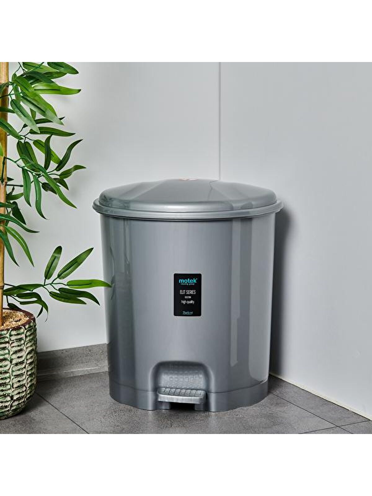 Motek Elit Pedallı İç Kovalı Çöp Kovası - 22 lt