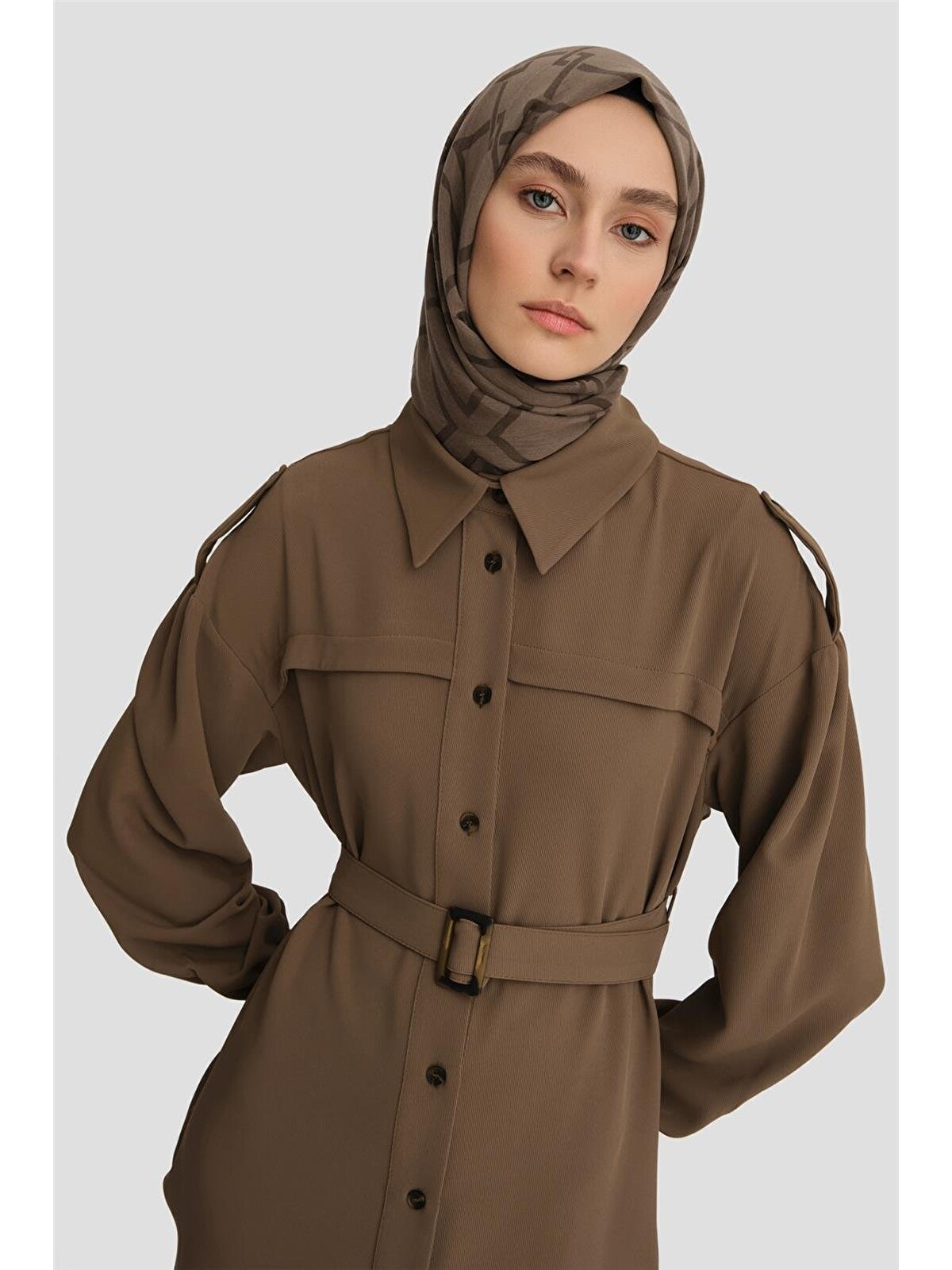 ARMİNE Apoletli Takım 24K6913 Haki - S000353600-18547 | LCW