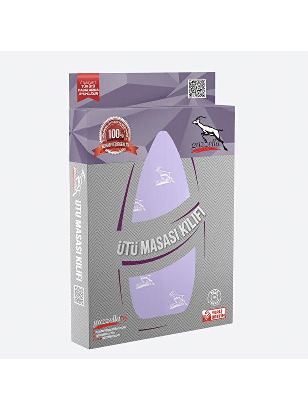 Gazzella Ütü Masası Kılıfı - Lila