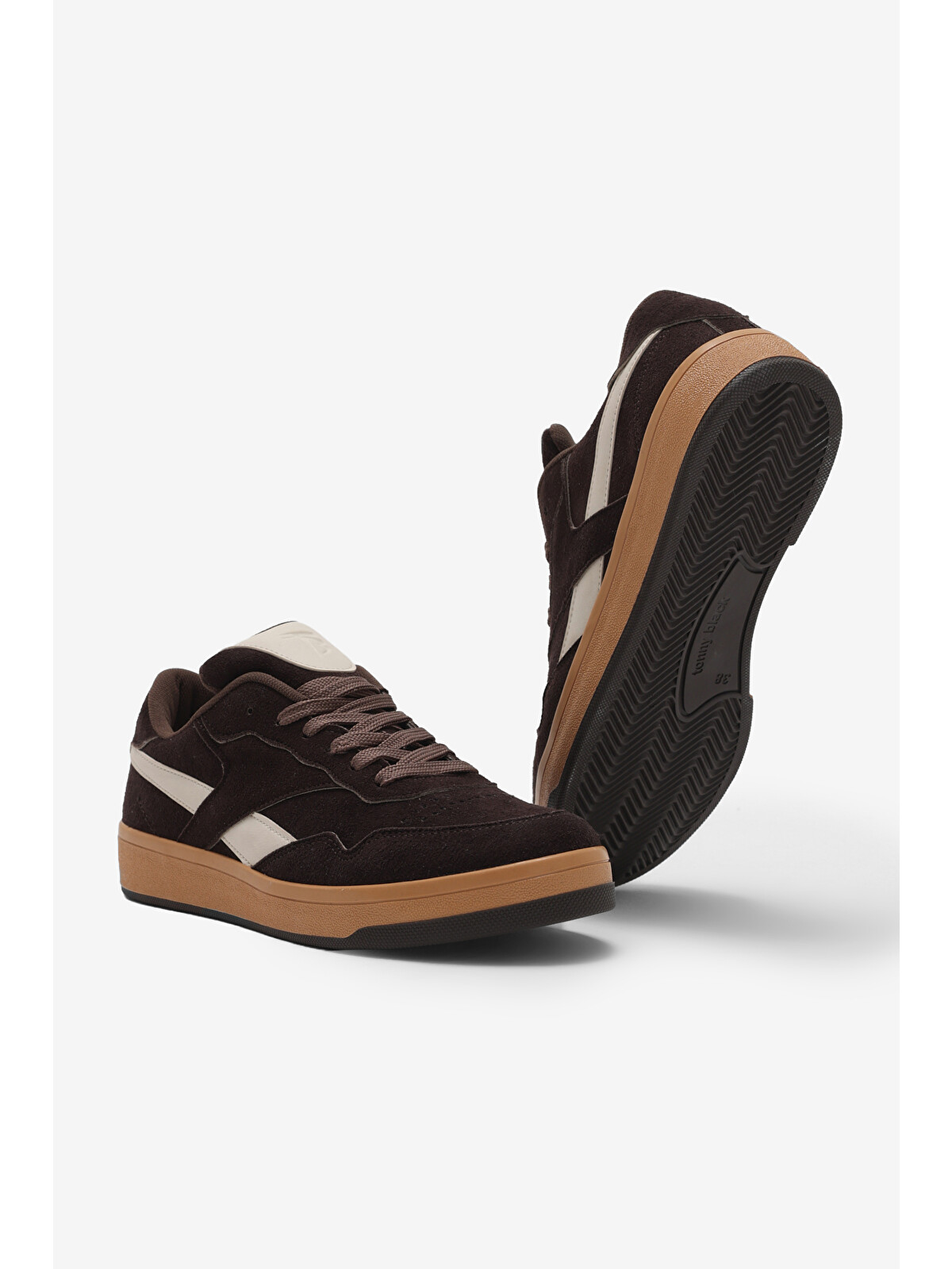 TONNY BLACK Kahverengi Unisex Kahve Rahat Kalıp Termo Taban