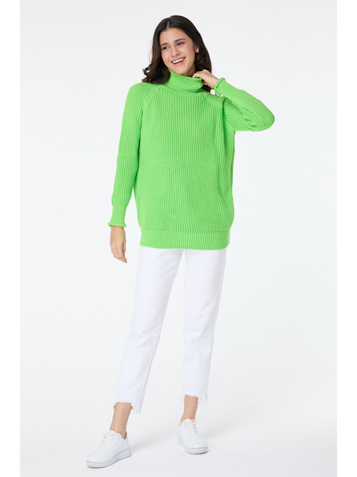 Tofisa Triko Kazak Fosfor Yeşili - 27667 - S000439457-18194 | LCW