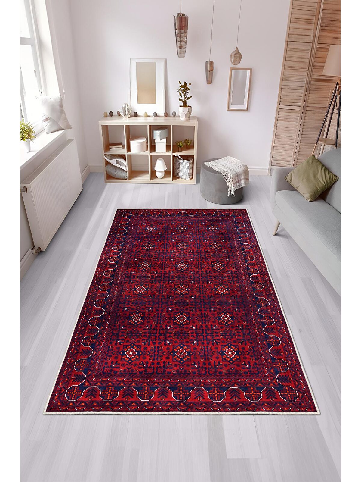 Homefesto Özel Tasarım Kaymaz Taban İnce Yıkanabilir Modern Halı WOOKECE1413 180x280