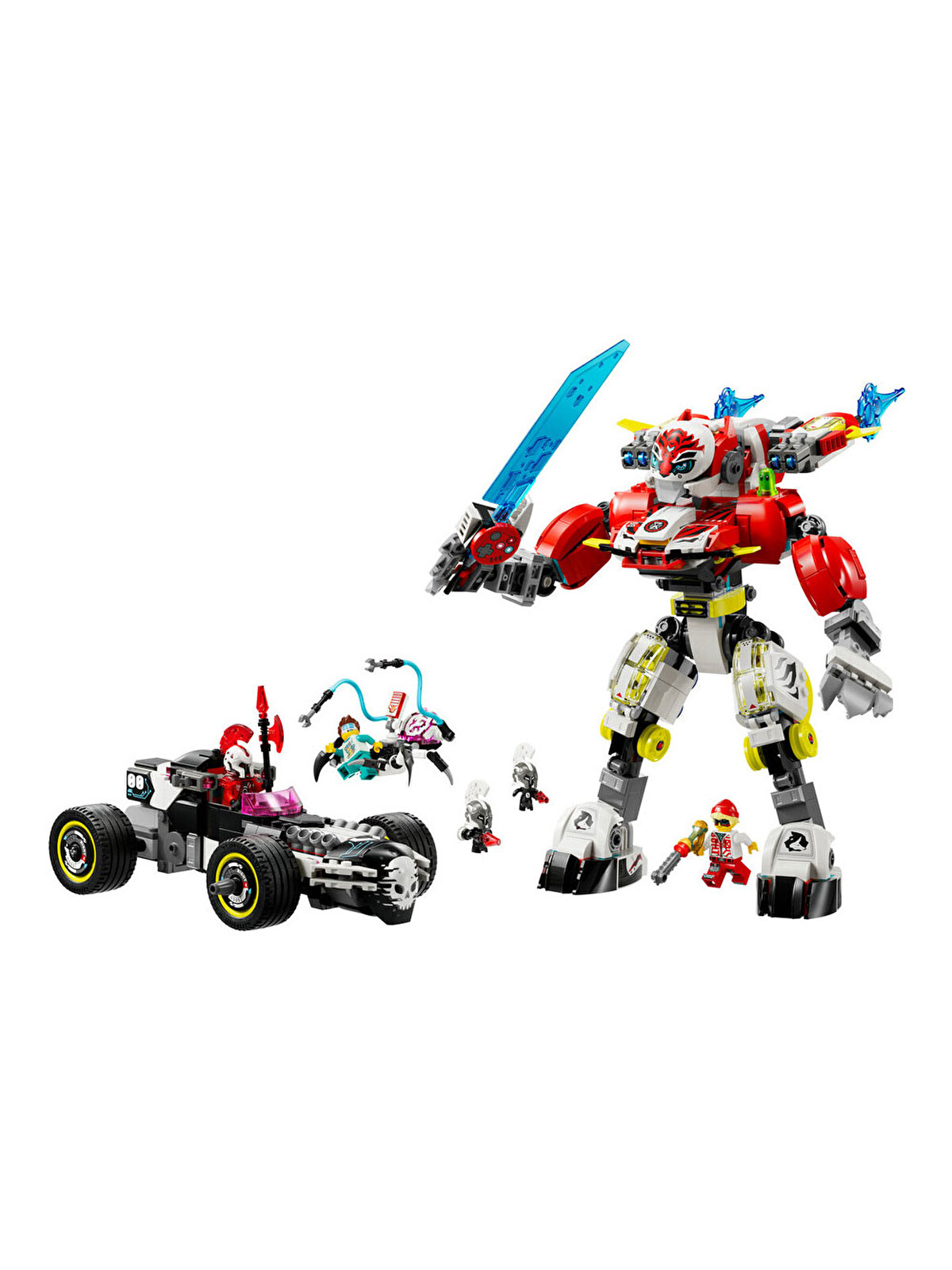 Lego Dreamzzz Cooper In Kaplan Robotu Ve Zero Nun Hot Rod Arabası