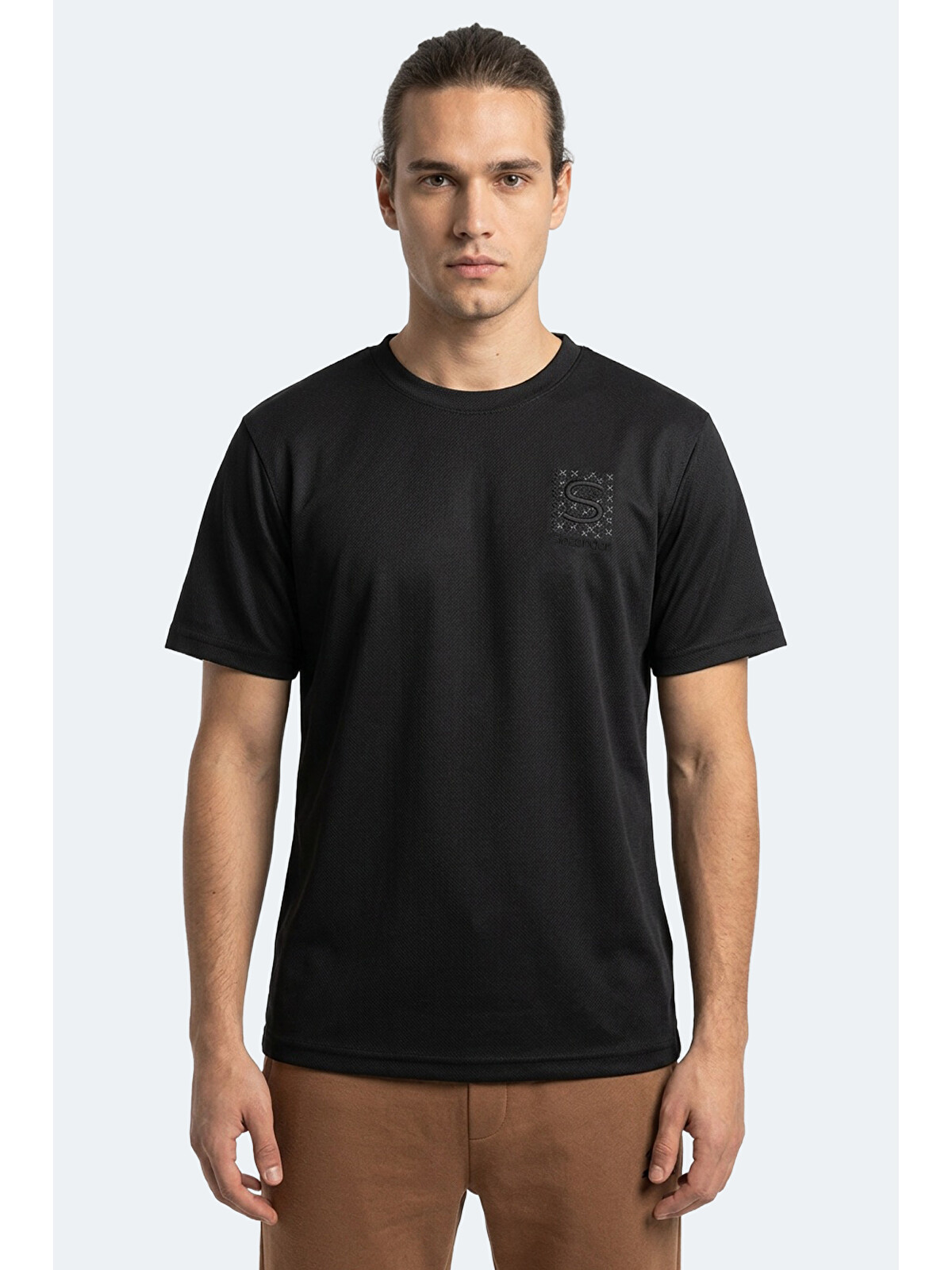 SLAZENGER Zegna Erkek Siyah Tişört - S000552224-19351 | LCW