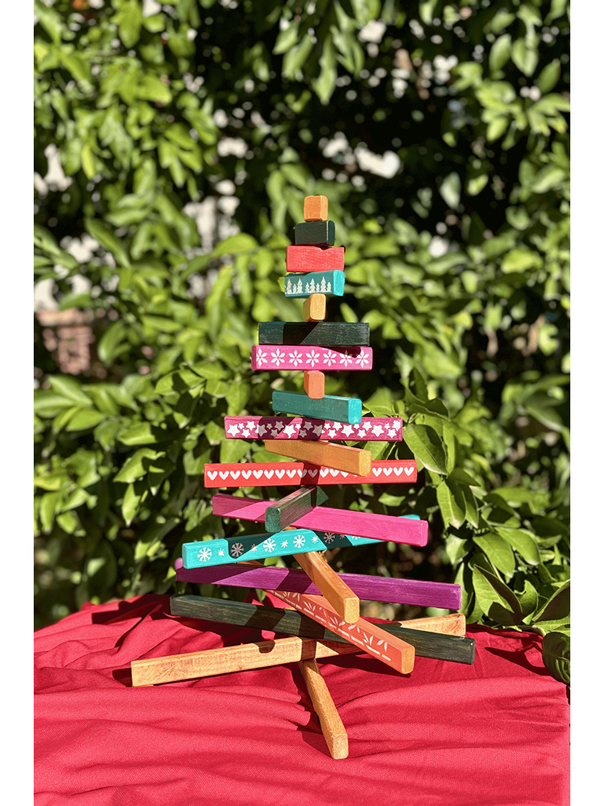 Bag The Joy Leftover - El Yapımı Yılbaşı Ağacı - 54 cm - Renkli