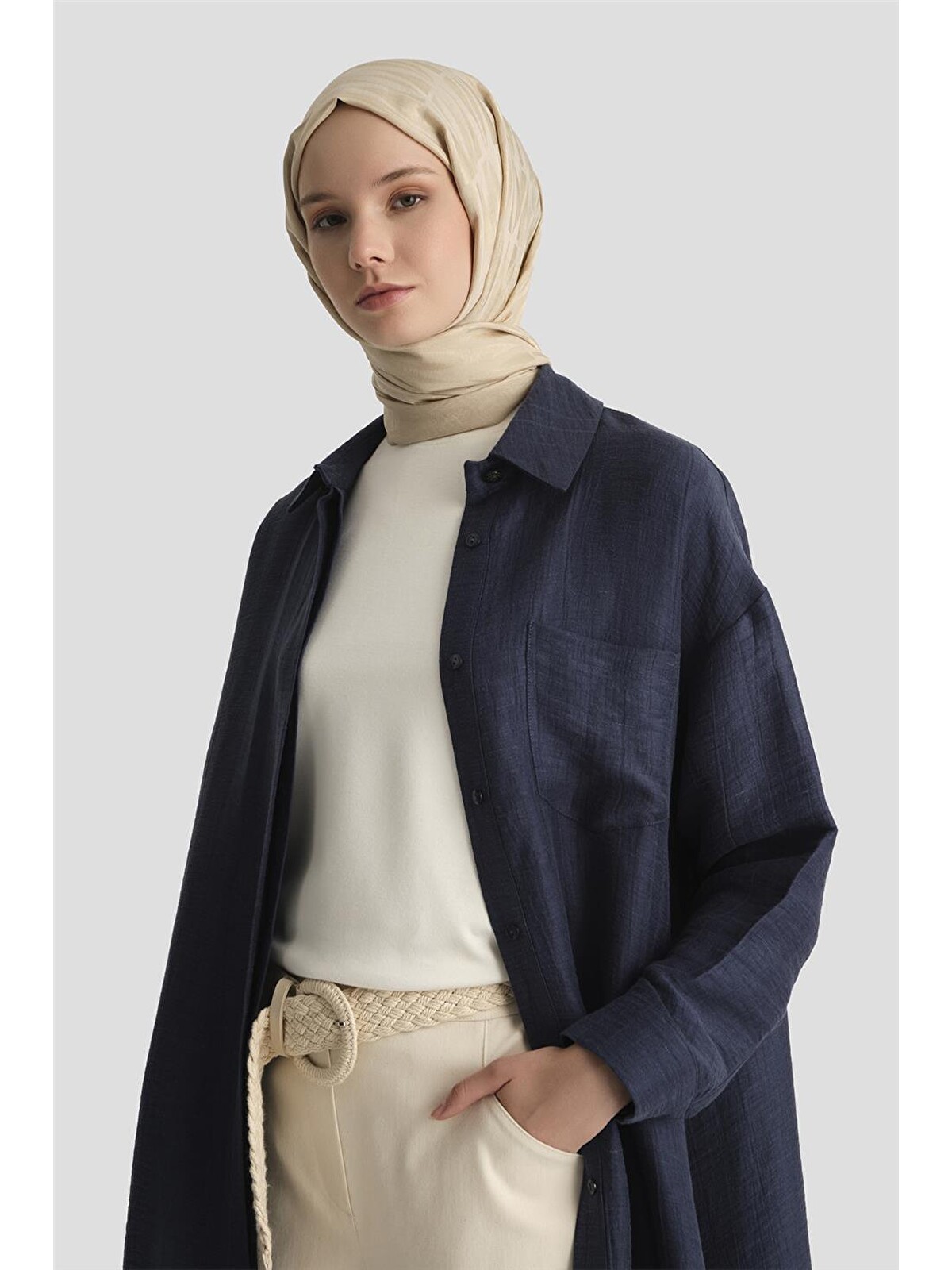ARMİNE Gömlek Tunik 25Y4700 Lacivert