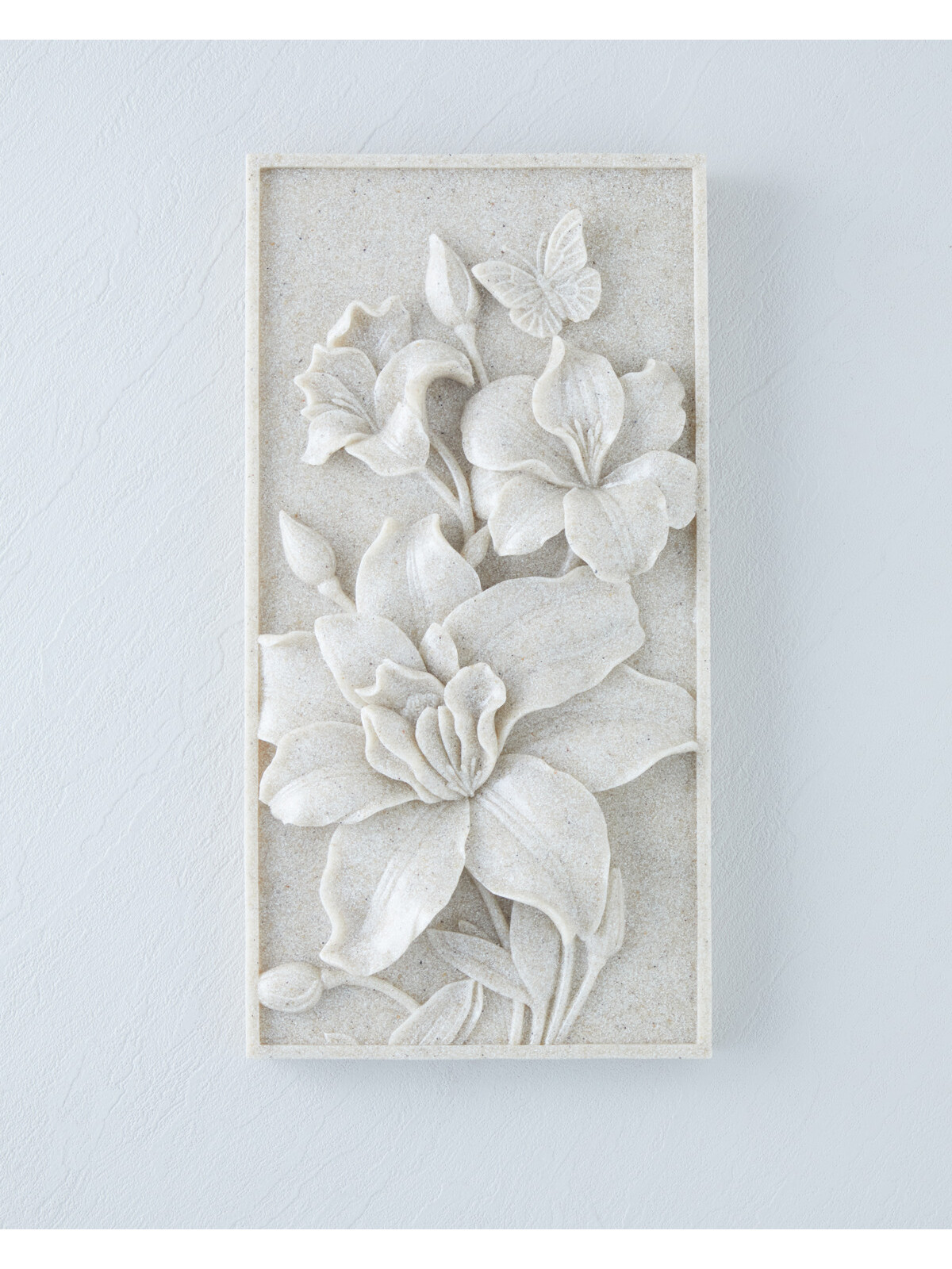 English Home Flowers Duvar Aksesuarı 17,5x5x34,5 cm Bej