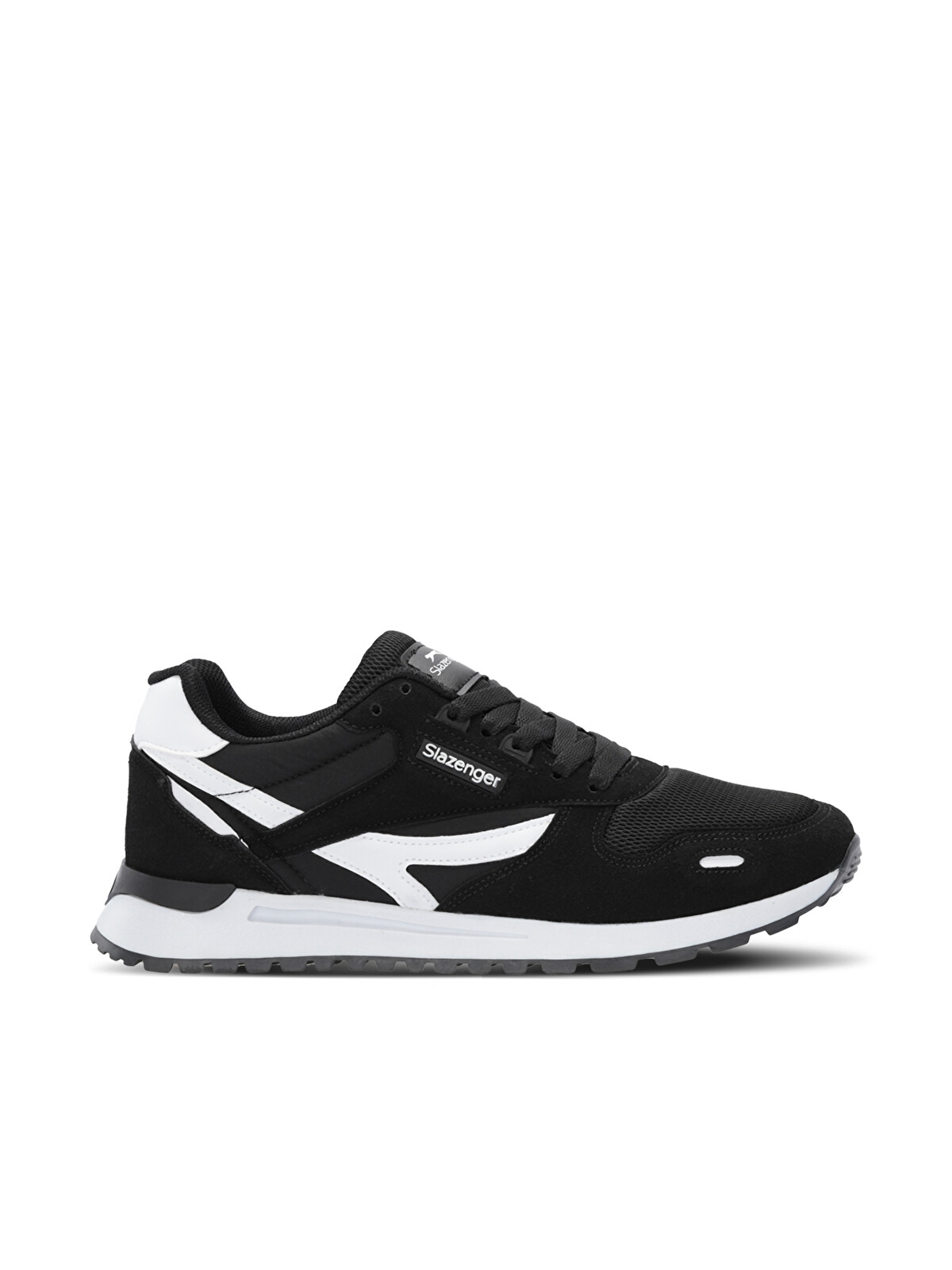 SLAZENGER OPTIMAX I Erkek Siyah / Beyaz Günlük Spor Ayakkabısı