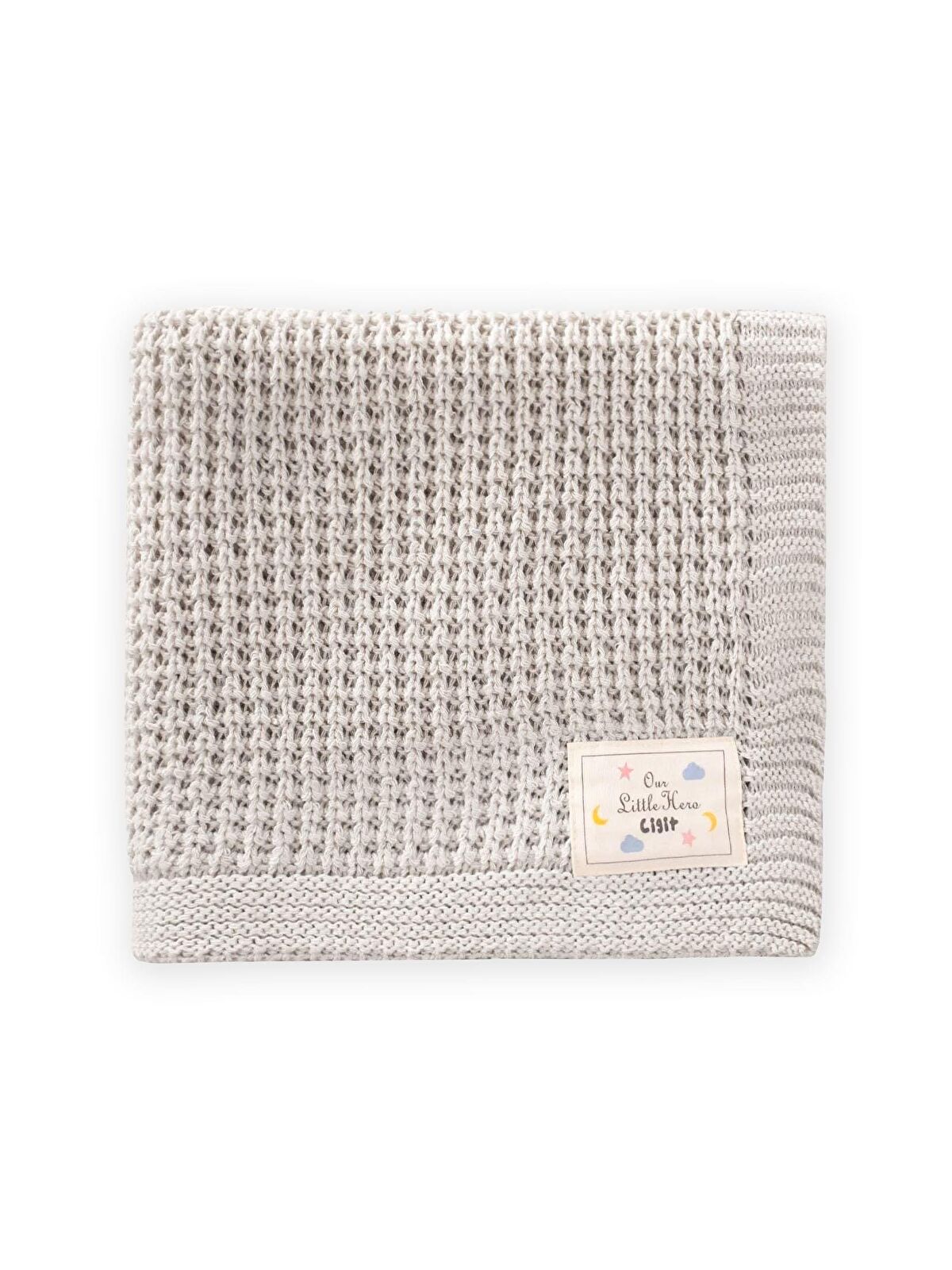 CİGİT Selanik Triko Battaniye 80X100 (+/-5 Cm ) A Bej