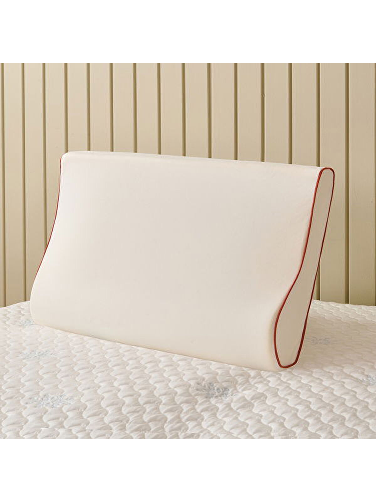 Evidea Soft Boyun Destekli Visko Yastık - Beyaz - 39x60 cm