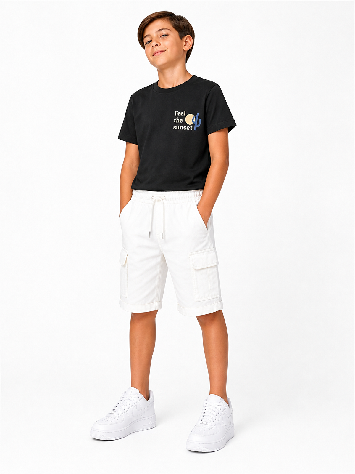 ajn Kids  Erkek Çocuk Baskılı Tişört