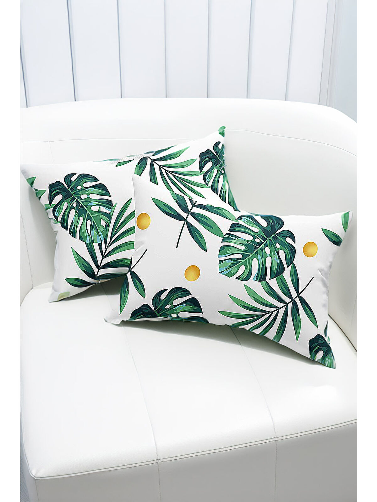 UPSTYLE Modern ve tasarım Yastık Kılıfı Yeşil 50x70 Cm