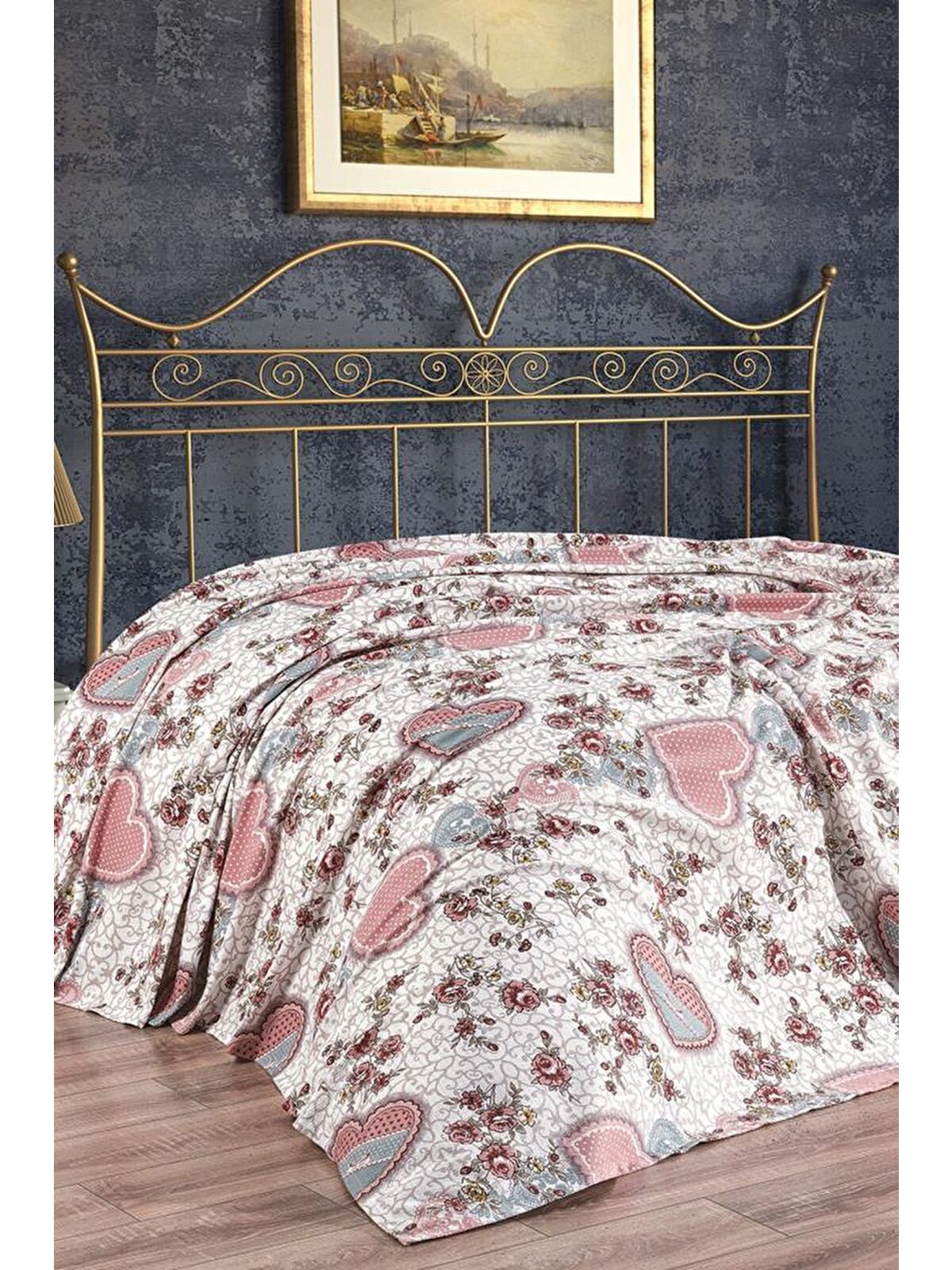 Çeyiz Diyarı Vira Tek Kişilik %100 Pamuklu 160x240 cm Tek Pike