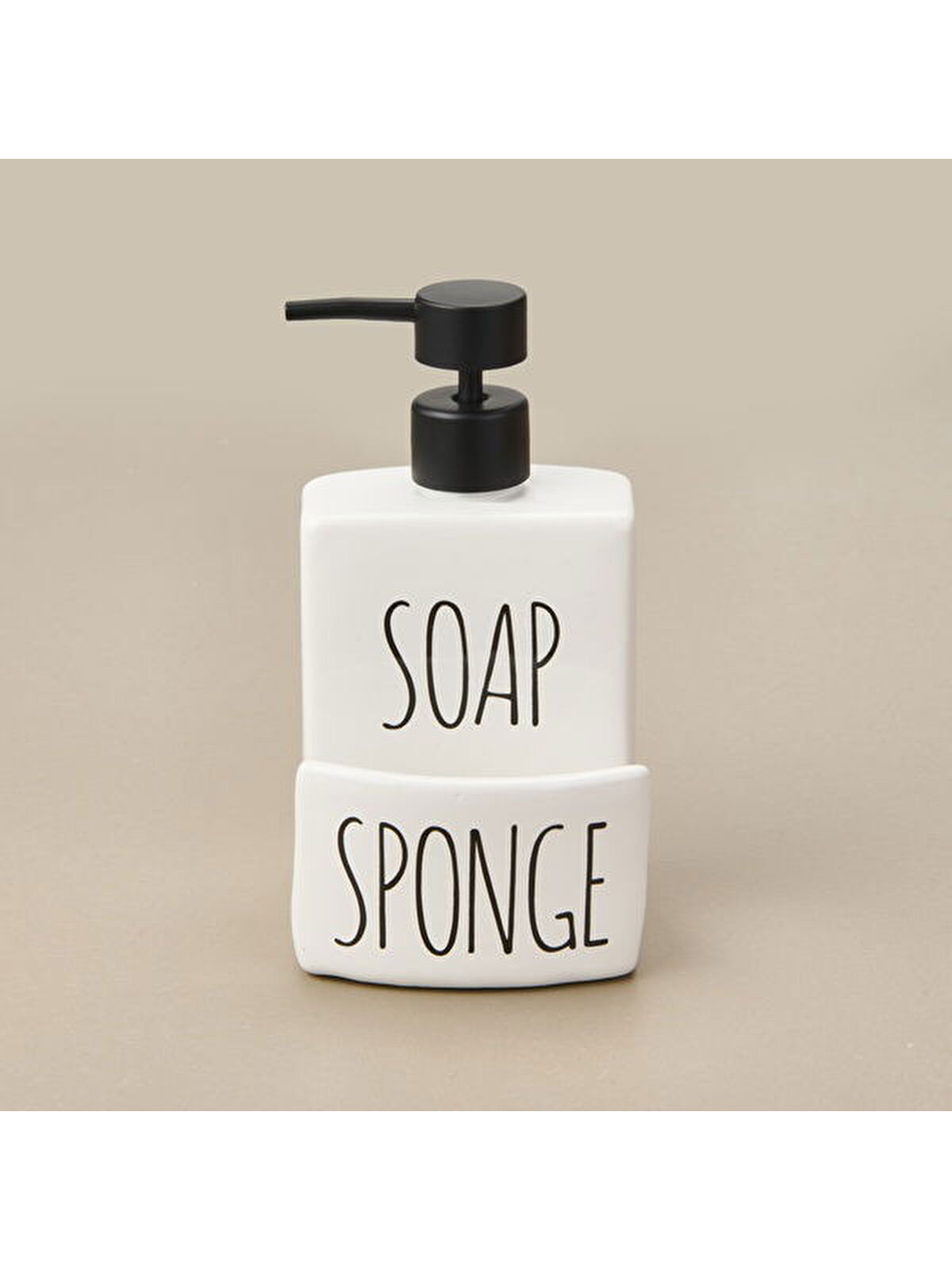 Mien Soap Sıvı Sabunluk - Beyaz / Siyah