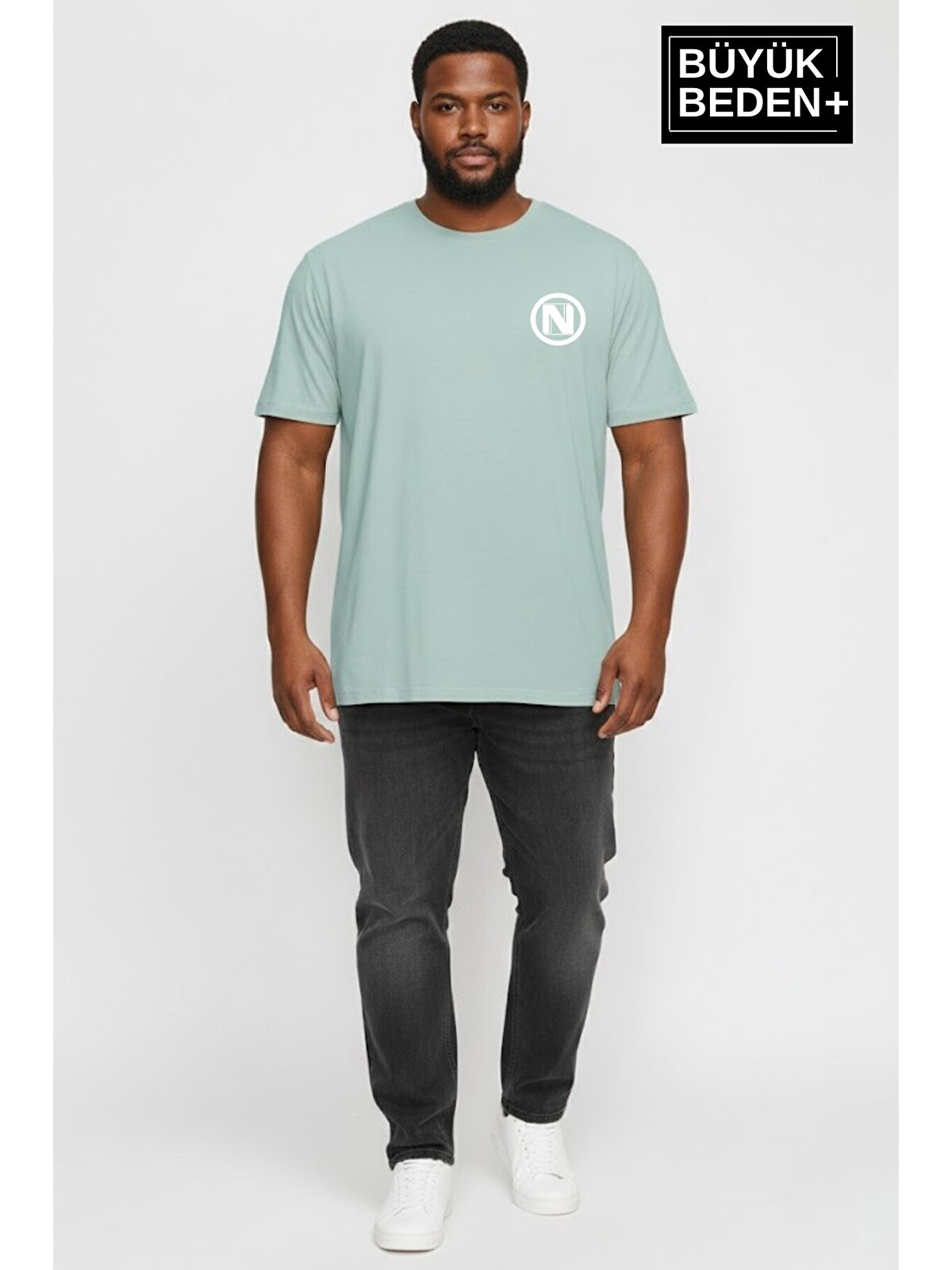 Süperlife Turkuaz Erkek Büyük Beden N Baskılı 3xl-6xl Bisiklet