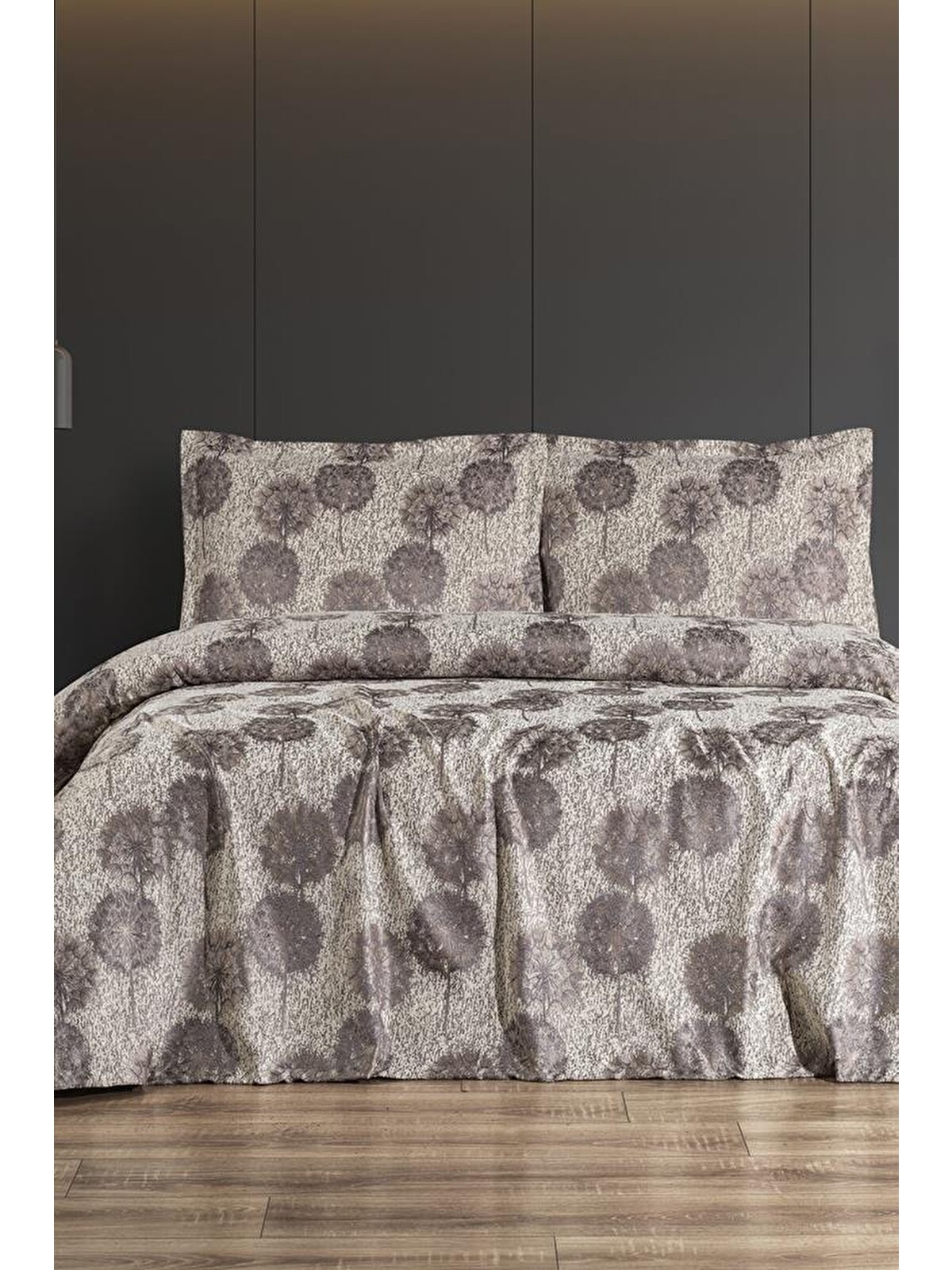 Çeyiz Diyarı Ares 3 Parça Çift Kişilik Pike Takımı 230x250 Krem