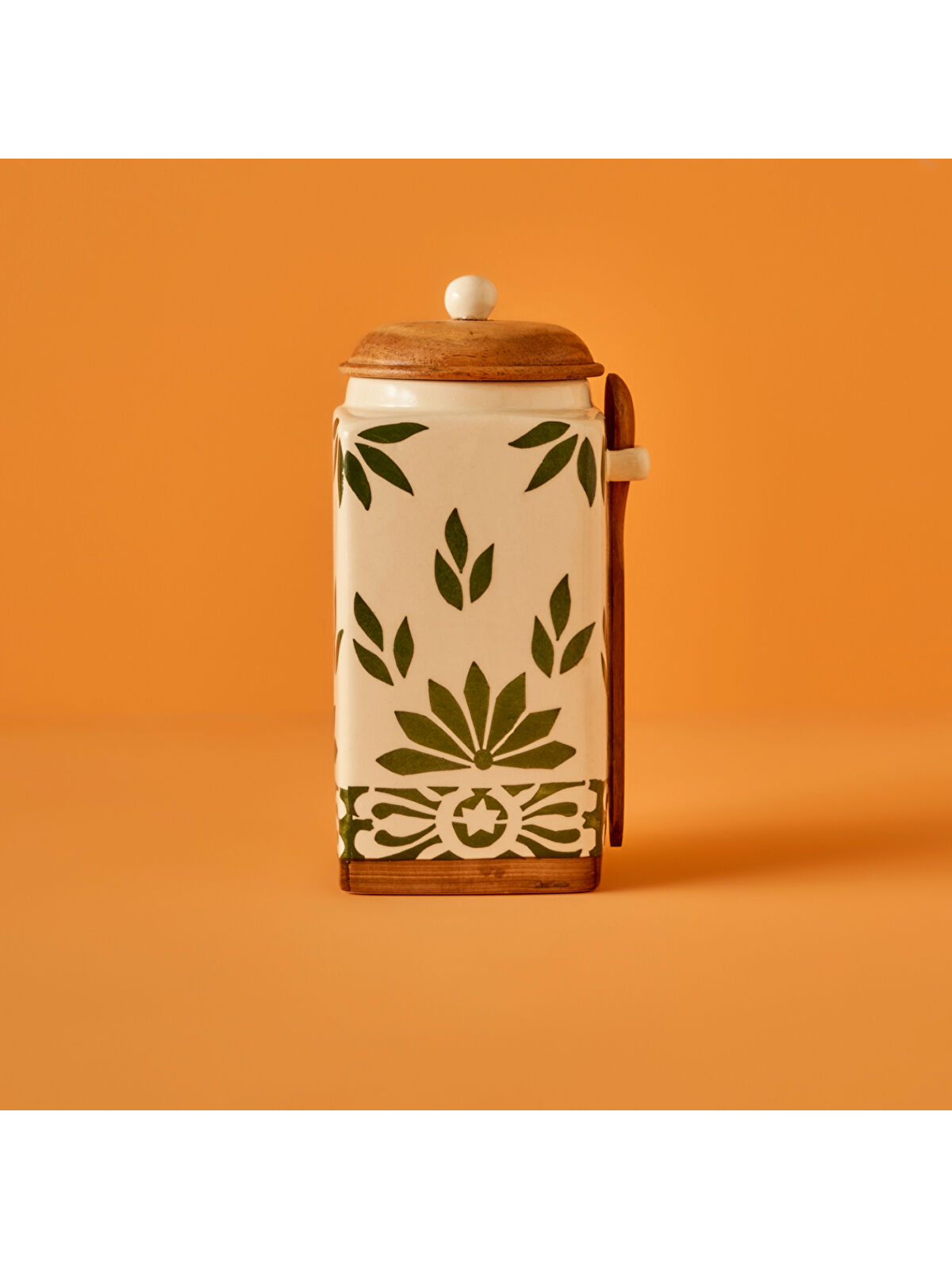 Bella Maison Molly Seramik Kavanoz Krem (1900 ml)