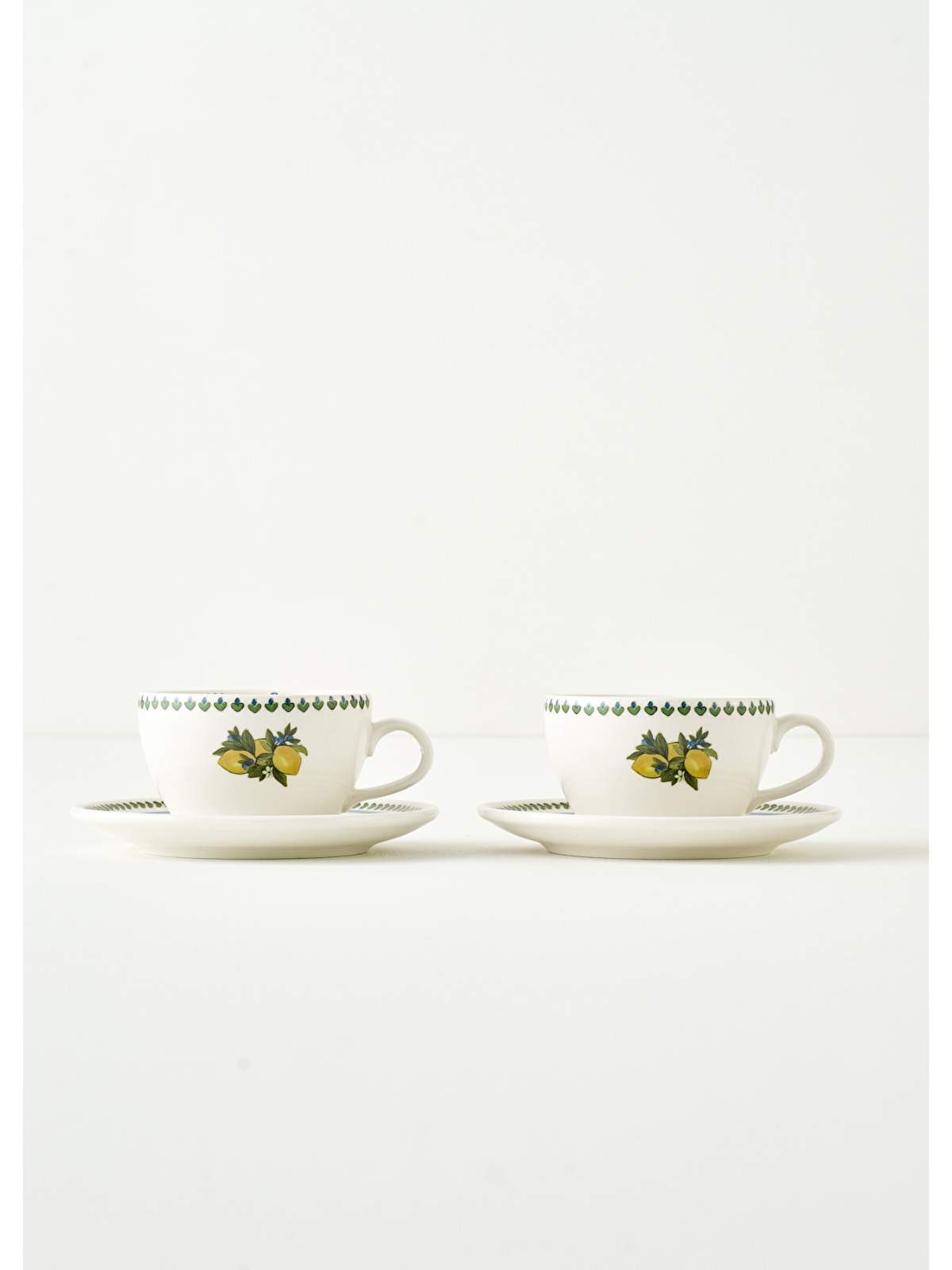 Bella Maison Limonlu Porselen 2'li Çay Fincanı Seti (270 cc)