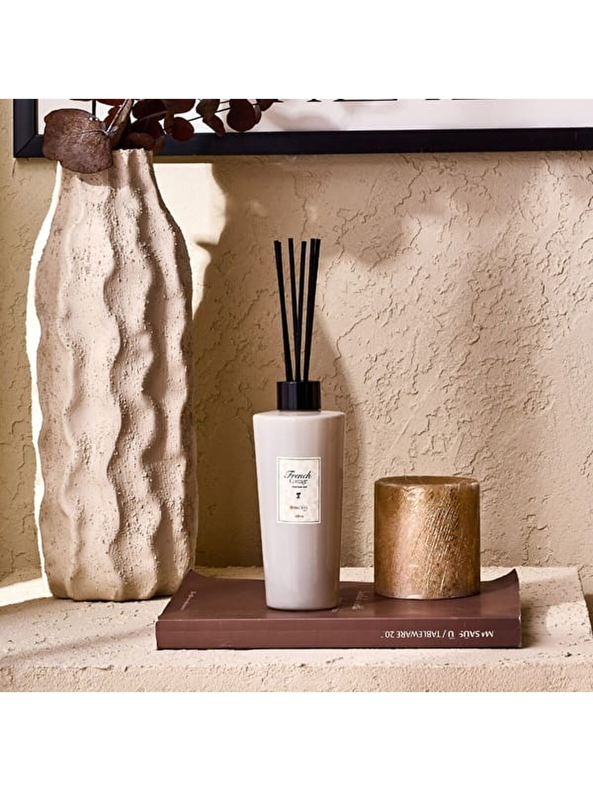 Evidea Deco French Cottage Çubuklu Oda Kokusu - Beyaz - 200 ml