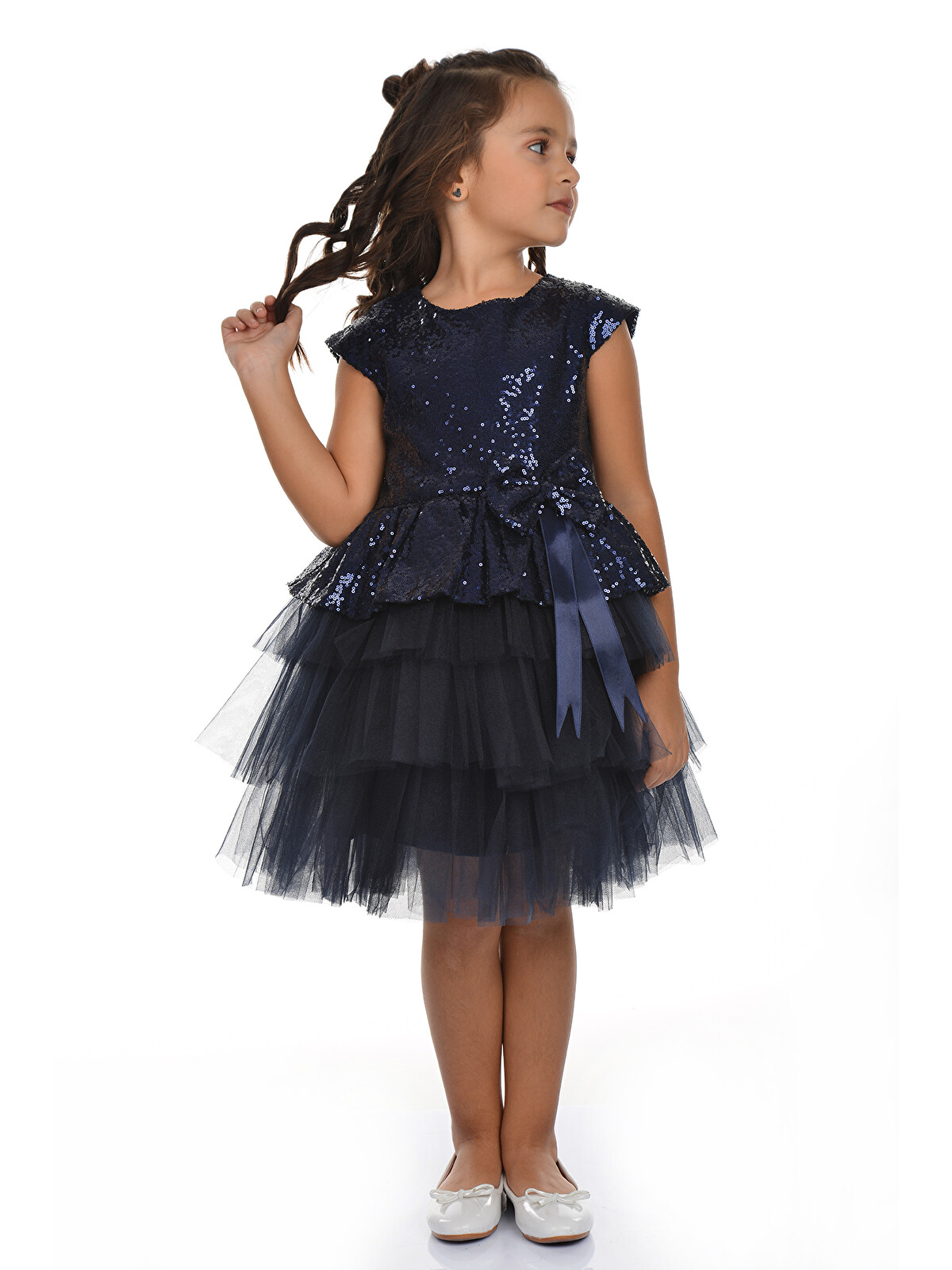 Mnk Baby & Kids Pul Payet Tütü Parti Elbisesi MNK0275