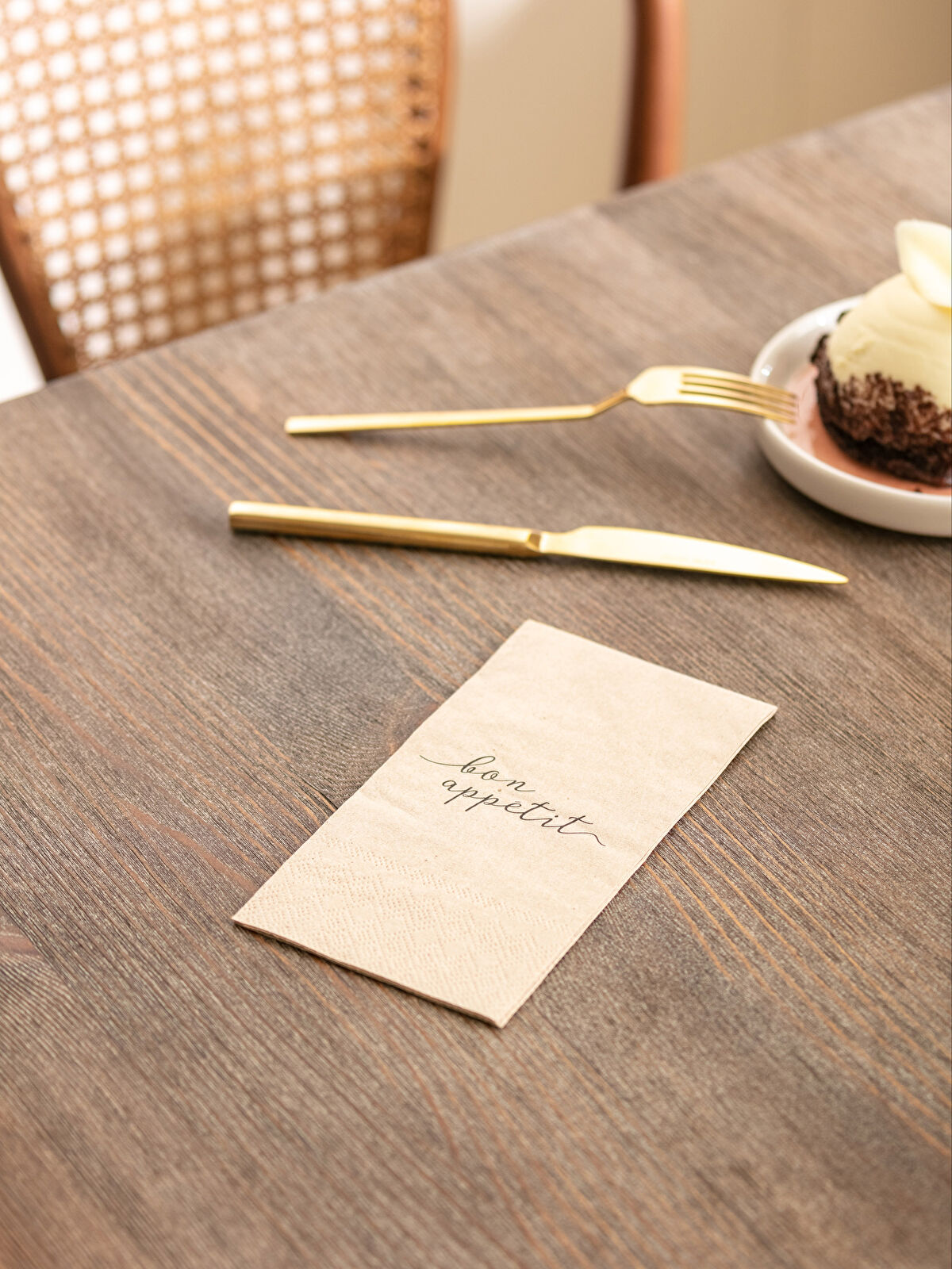 LCW HOME Text Printed Paper Napkin 10 pcs 16x8 Cm -S2DG94Z8