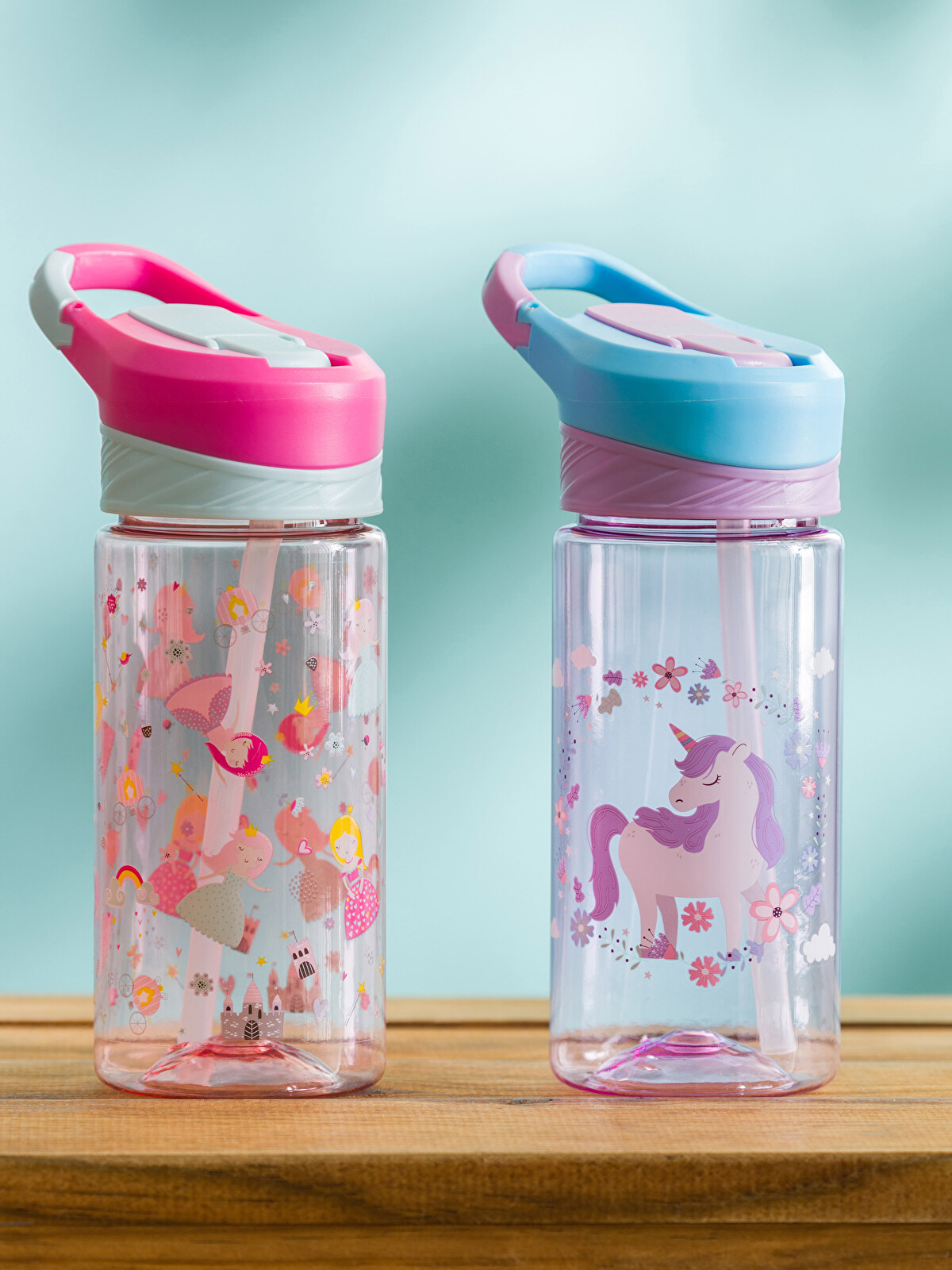 LCW JOY Karışık Baskılı Pipetli Çocuk Suluk 500 ml - S4AS18Z4-M0T