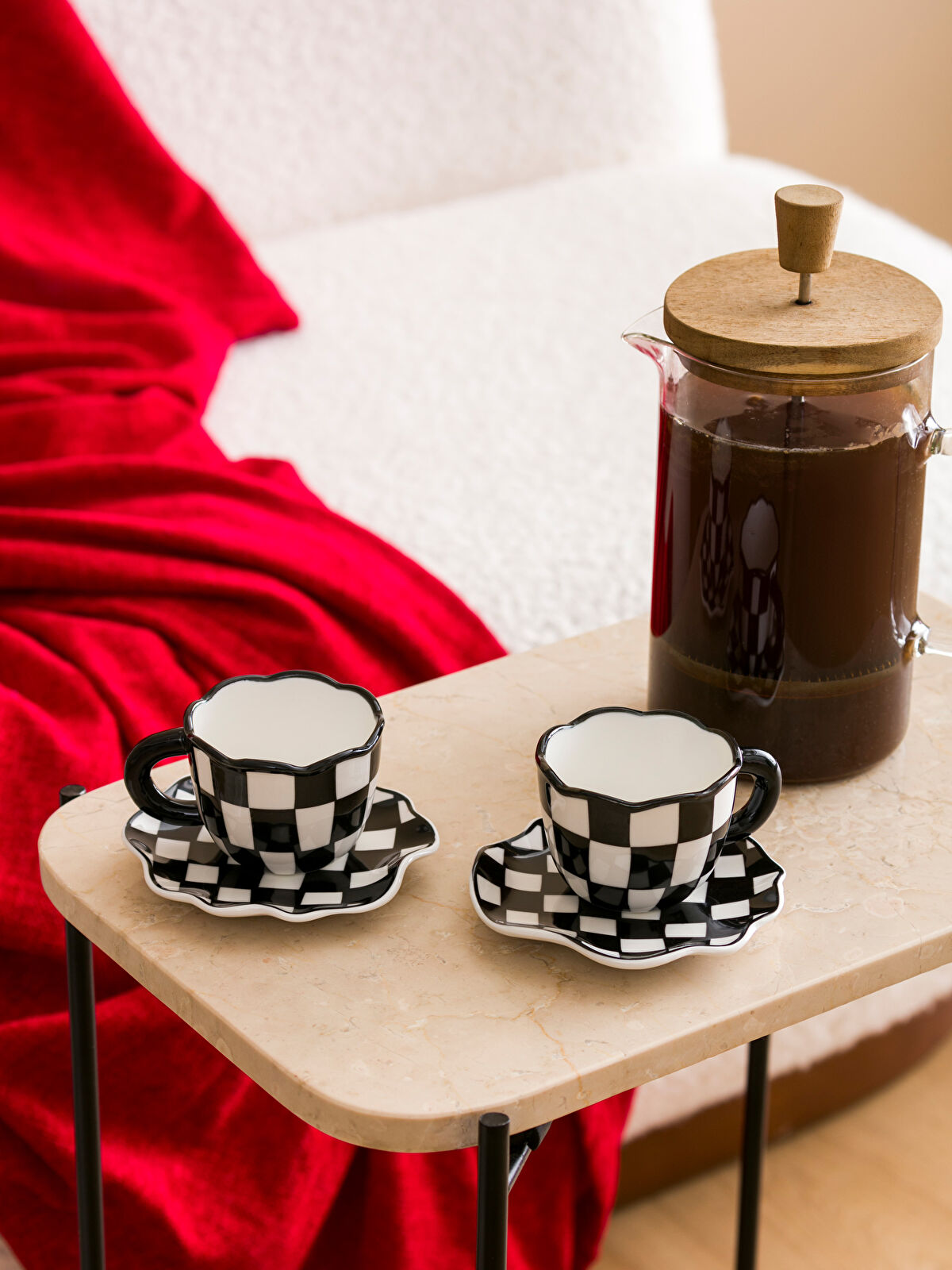 LILITH GINGHAM SKIRT SET | Lovet