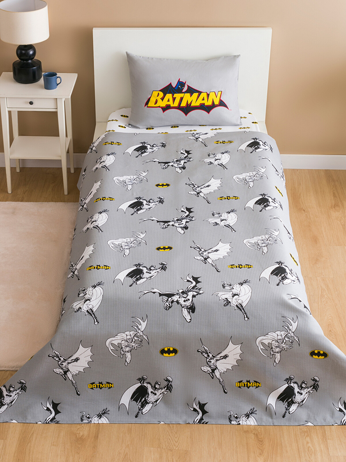 LCW HOME Batman Baskılı Çocuk Pike Takımı - S4J582Z4-F9C | LC Waikiki
