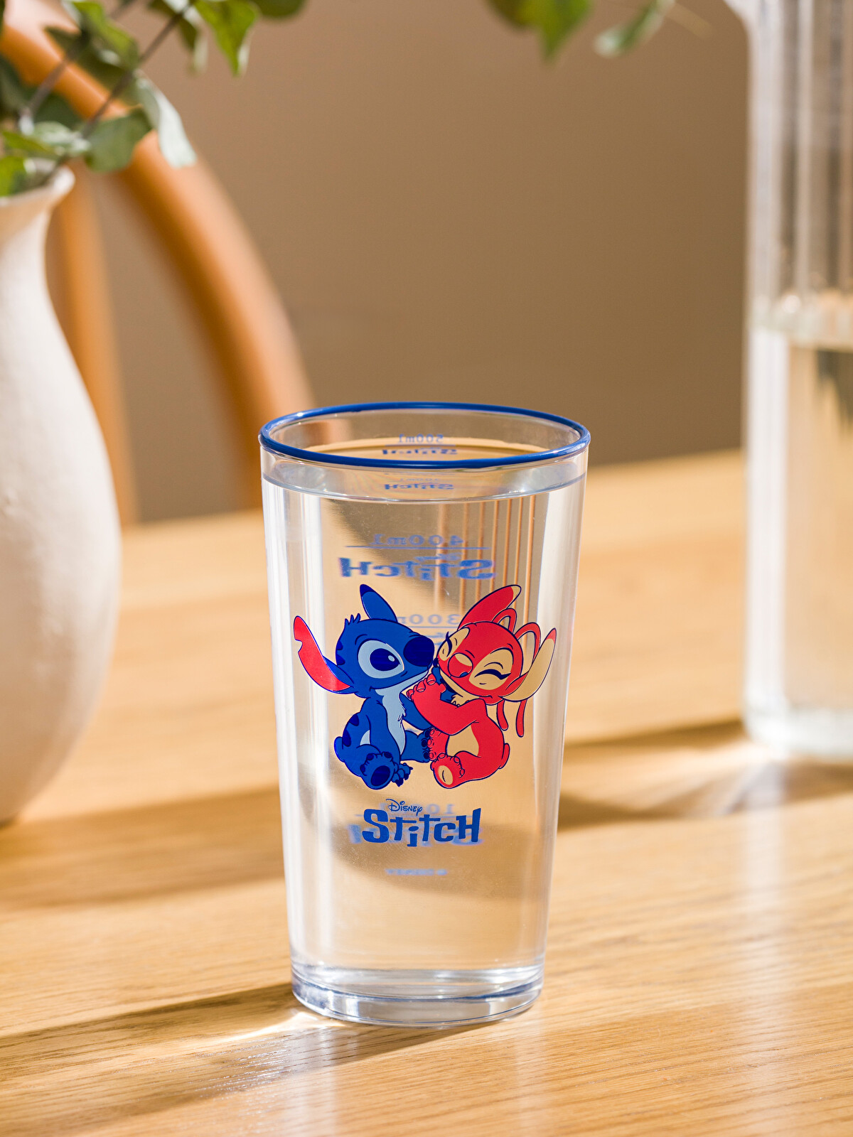 LCW HOME Lilo And Stitch Printed Glass Cup 570 Ml - S4LK40Z8-F9C